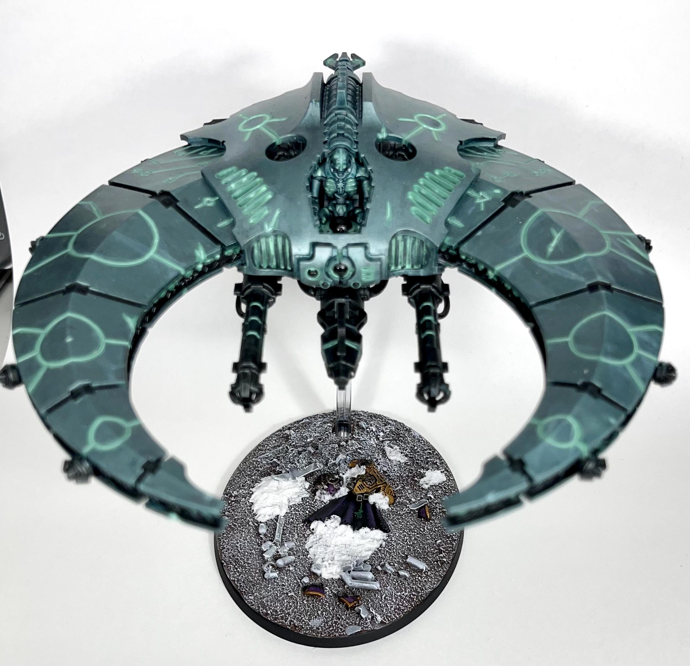 Doom Croissant, Doom Scythe, Flyer, Necrons, Warhammer 40,000