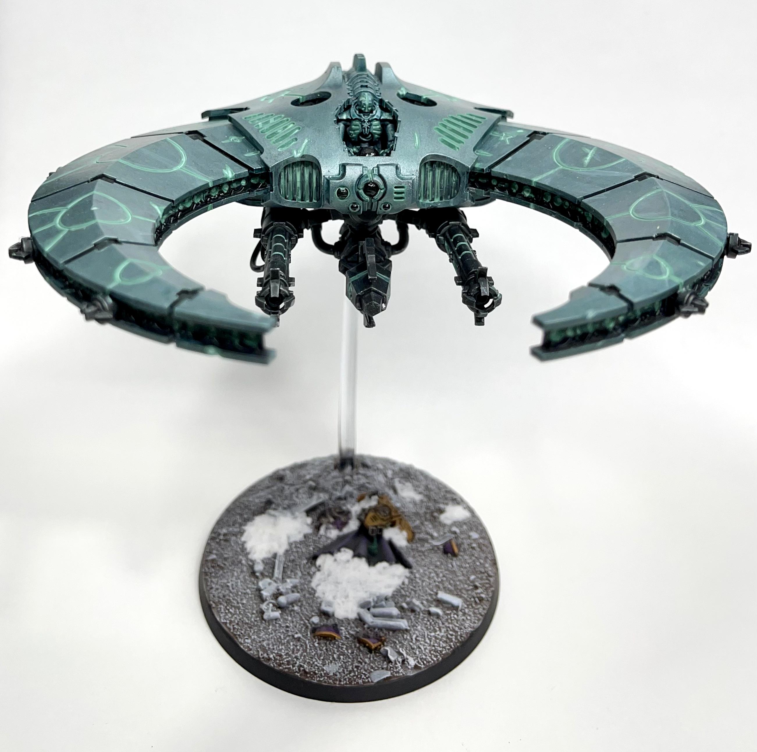 Doom Croissant, Doom Scythe, Flyer, Necrons, Warhammer 40,000