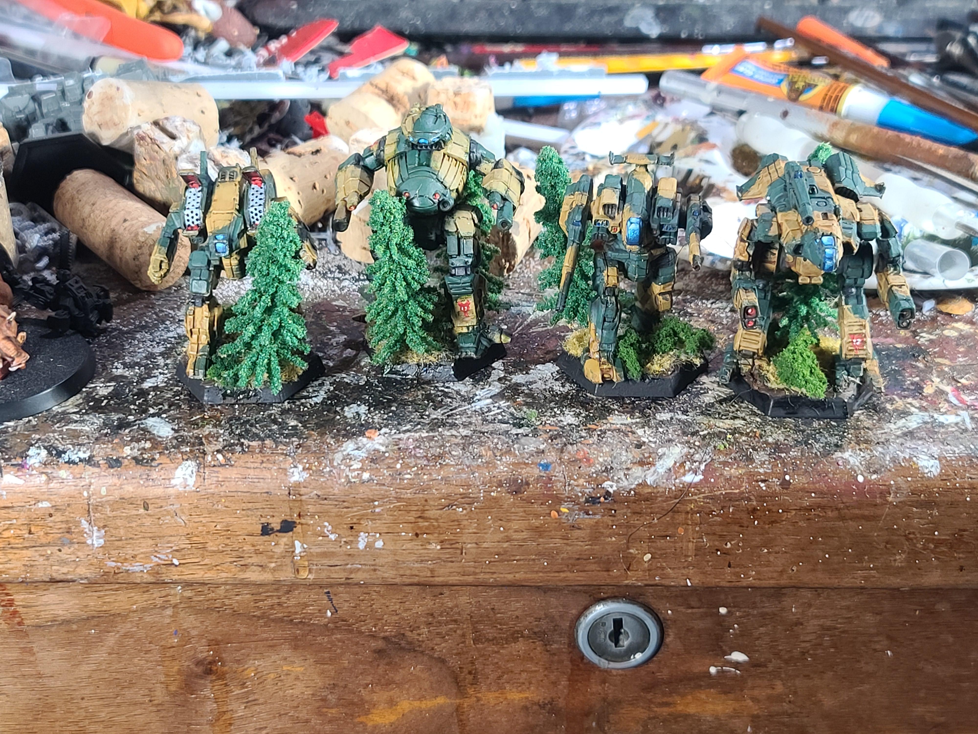 Annihilator, Archers, Battletech, Camouflage, Catalyst Game Labs, Forest Base, Marauder Ii, Mech, Rifleman