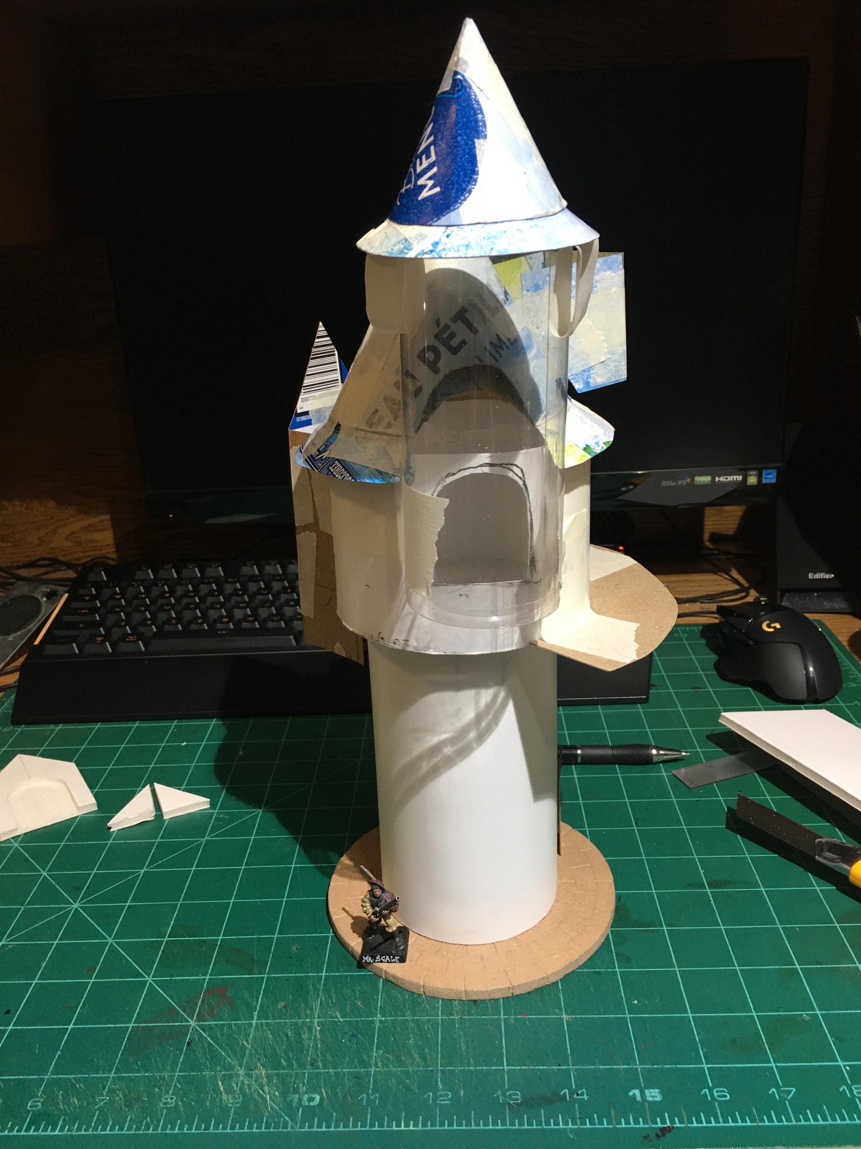 Mordheim, Scratch Build, The Empire, Tower, Warhammer Fantasy, Work In Progress