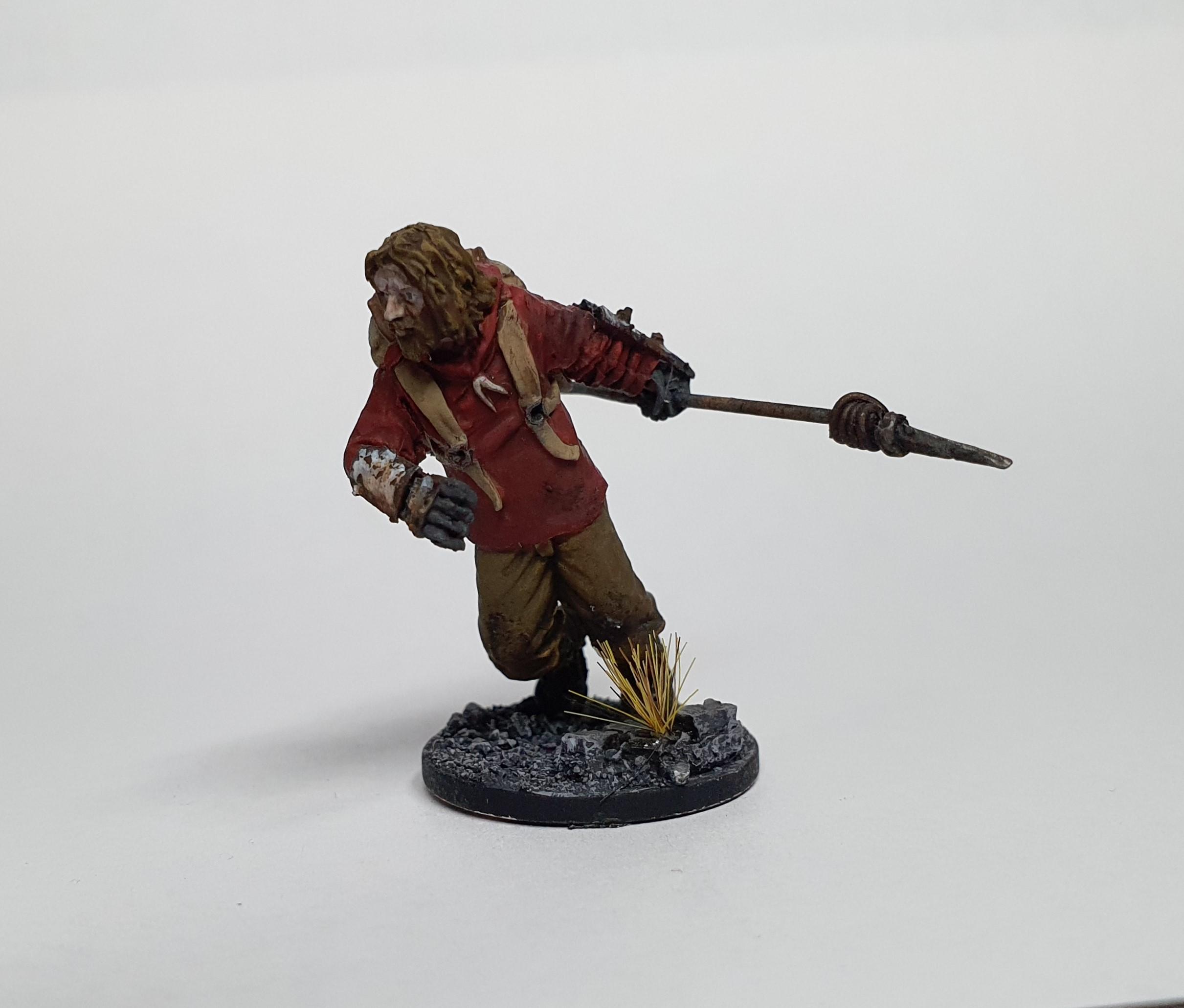 Spear-armed scavenger