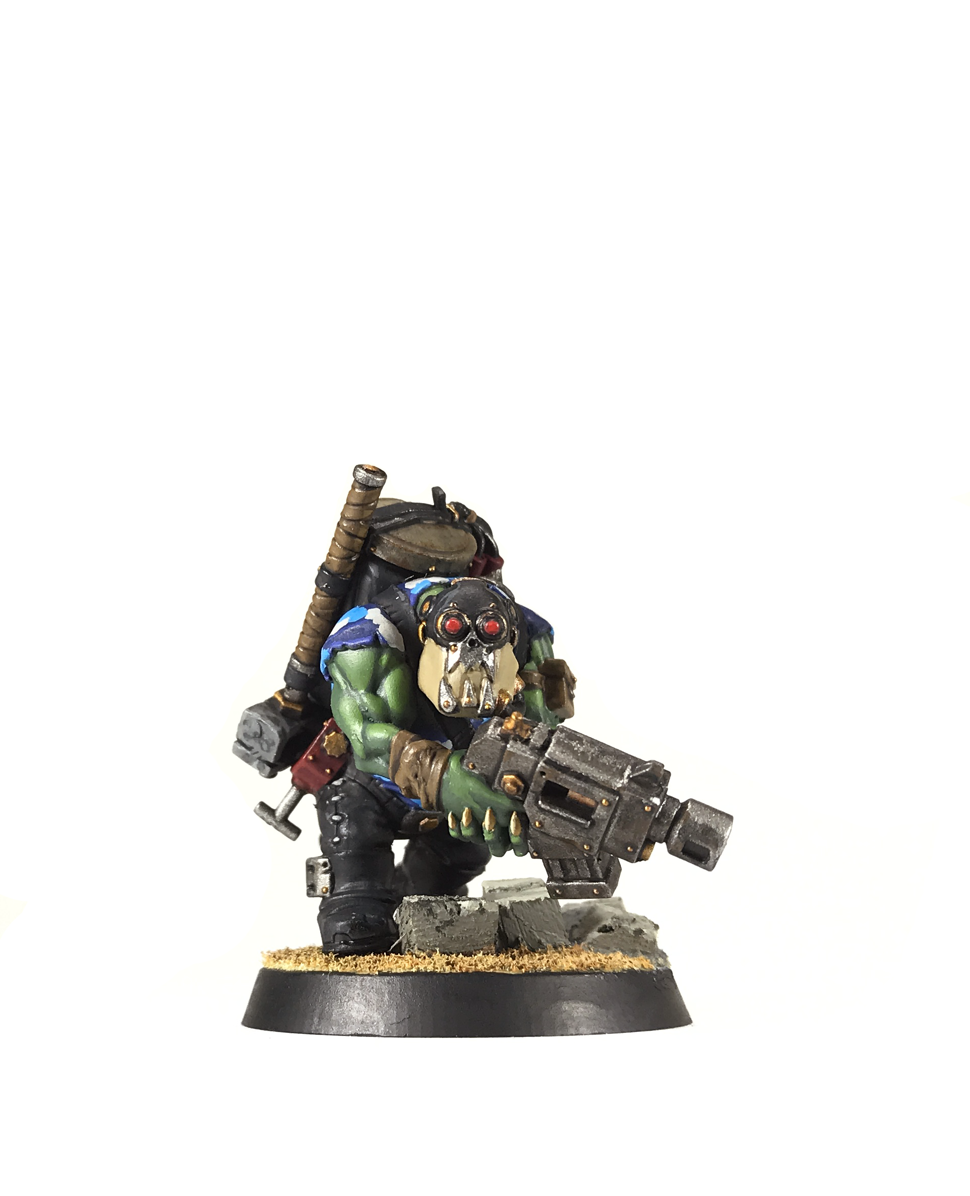 Breacha Boy, Camouflage, Deathskulls, Kommando, Octarius, Orks, Warhammer 40,000