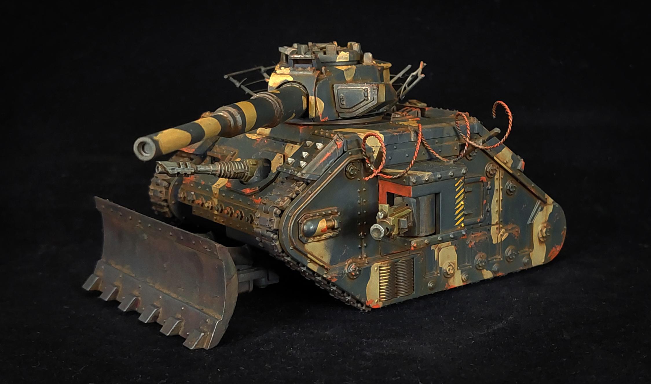 Astra Militarum, Beyond The Tabletop, Blood And Skulls, Dark Tide, Darktide, Imperial Guard, Leman Russ, Moebian 6th, Moebian Sixth, Traitor Guard, Vanquisher