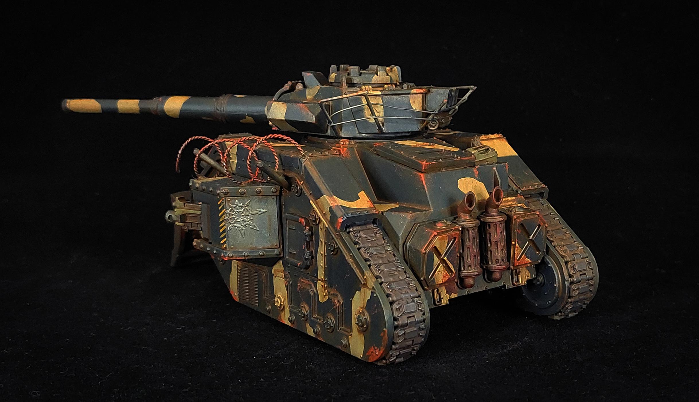 Astra Militarum, Beyond The Tabletop, Blood And Skulls, Dark Tide, Darktide, Imperial Guard, Leman Russ, Moebian 6th, Moebian Sixth, Traitor Guard, Vanquisher