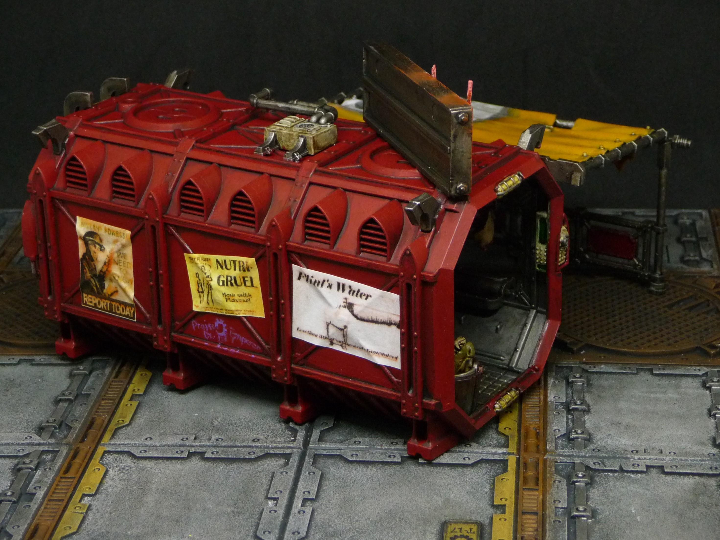 Bar, Conversion, Hive, Market, Necromunda, Terrain, The Last Drop