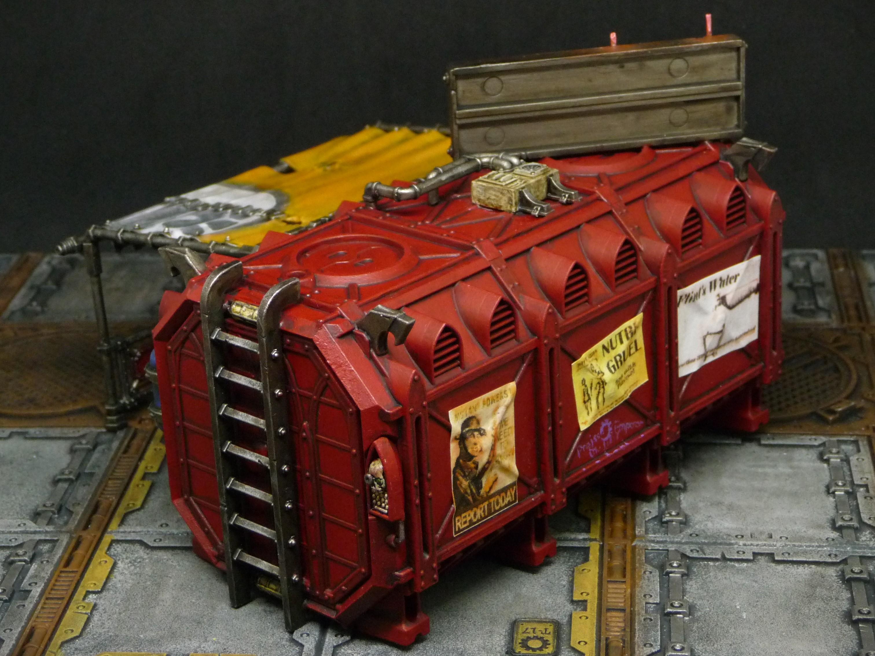 Bar, Conversion, Hive, Market, Necromunda, Terrain, The Last Drop