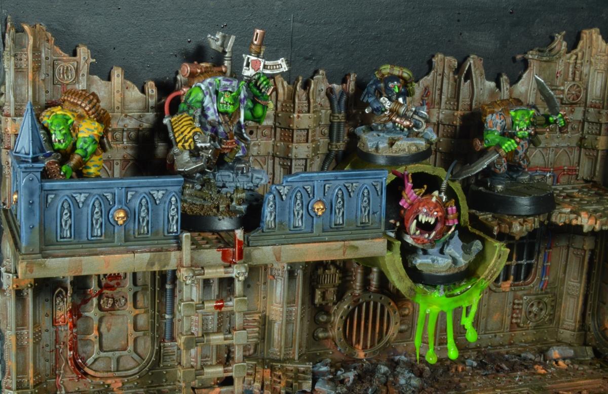 Diorama, Display Board, Kill Team, Ork Kommando