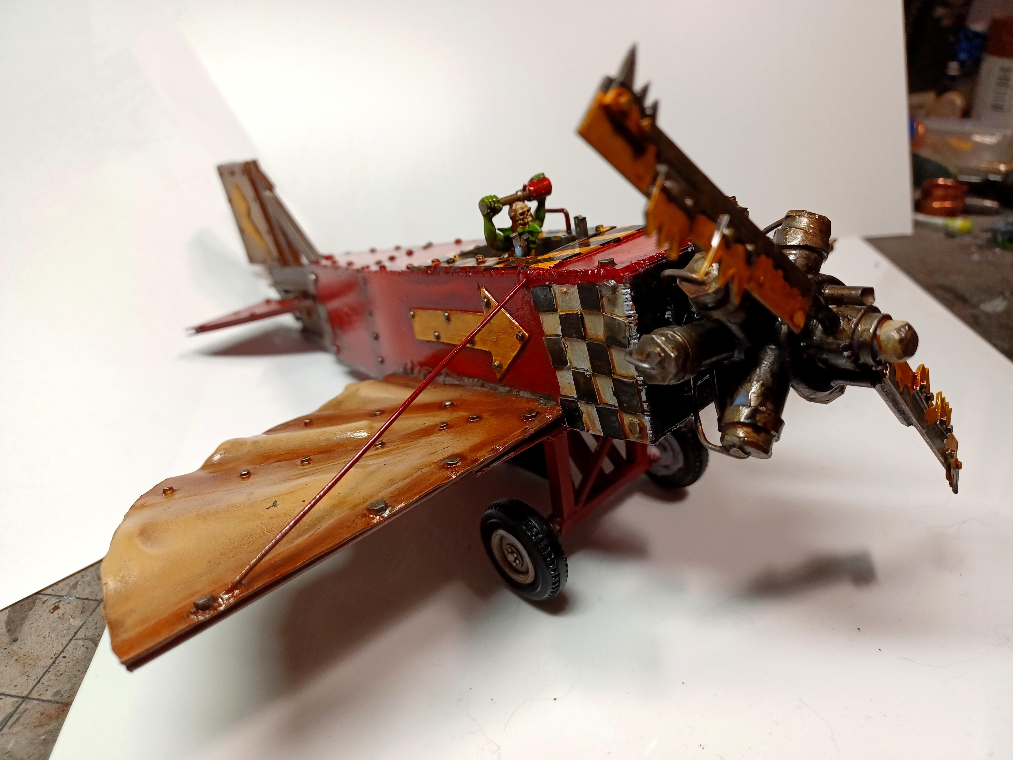 Dakkajet, Flyah, Orks, Scratch Build