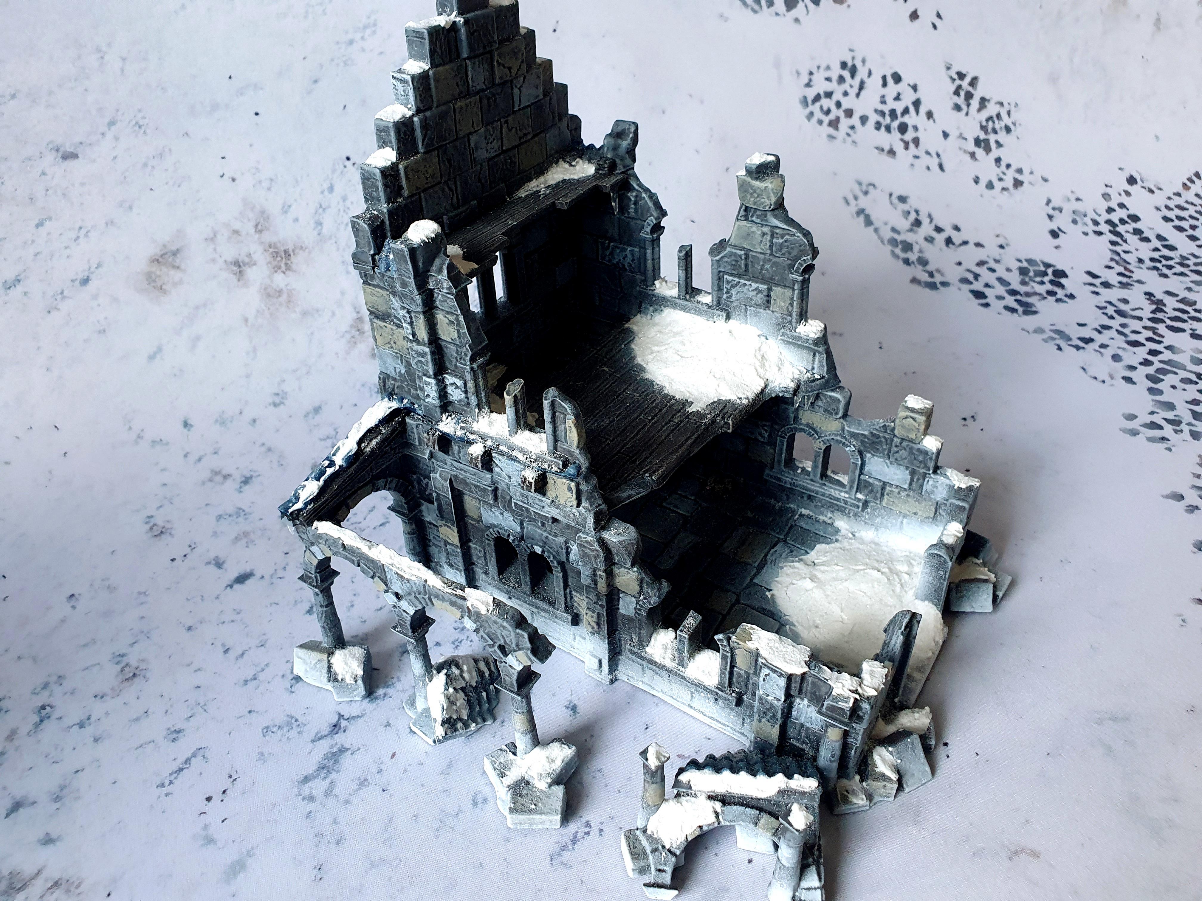 Arkenfel, City Of Arkenfel, Dark Realms, Digital Files By Dark Realms, Winter Terrain