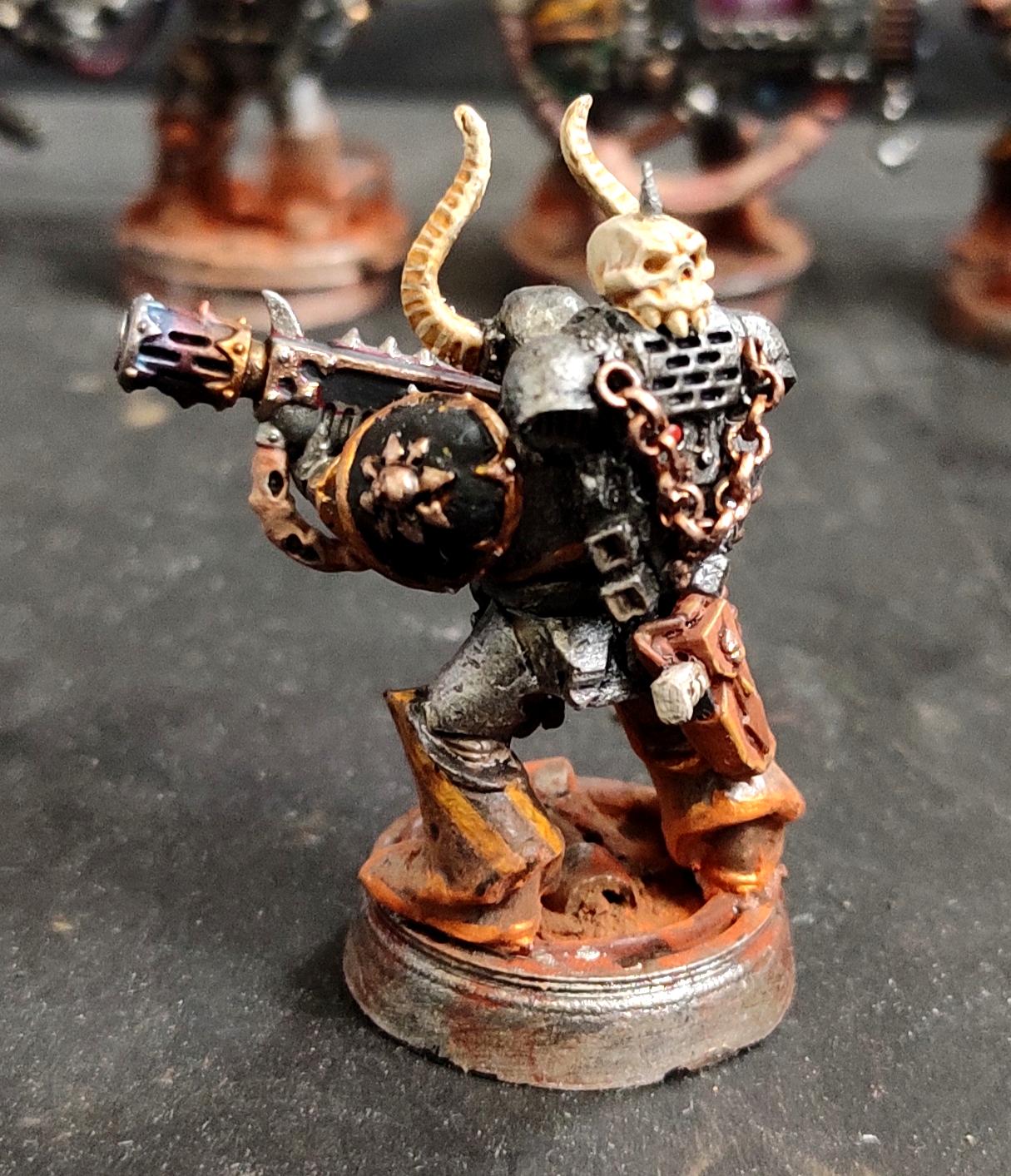 Casting, Chaos, Chaos Space Marines, Chaos Undivided, Conversion, Hazard Stripes, Heresy, Heretic Astartes, Infantry, Iron Warriors, Iron Within, Iron Without!, Kitbash, Meltagun, Rust, Tank Busters, Traitor Legions, Warhammer 40,000