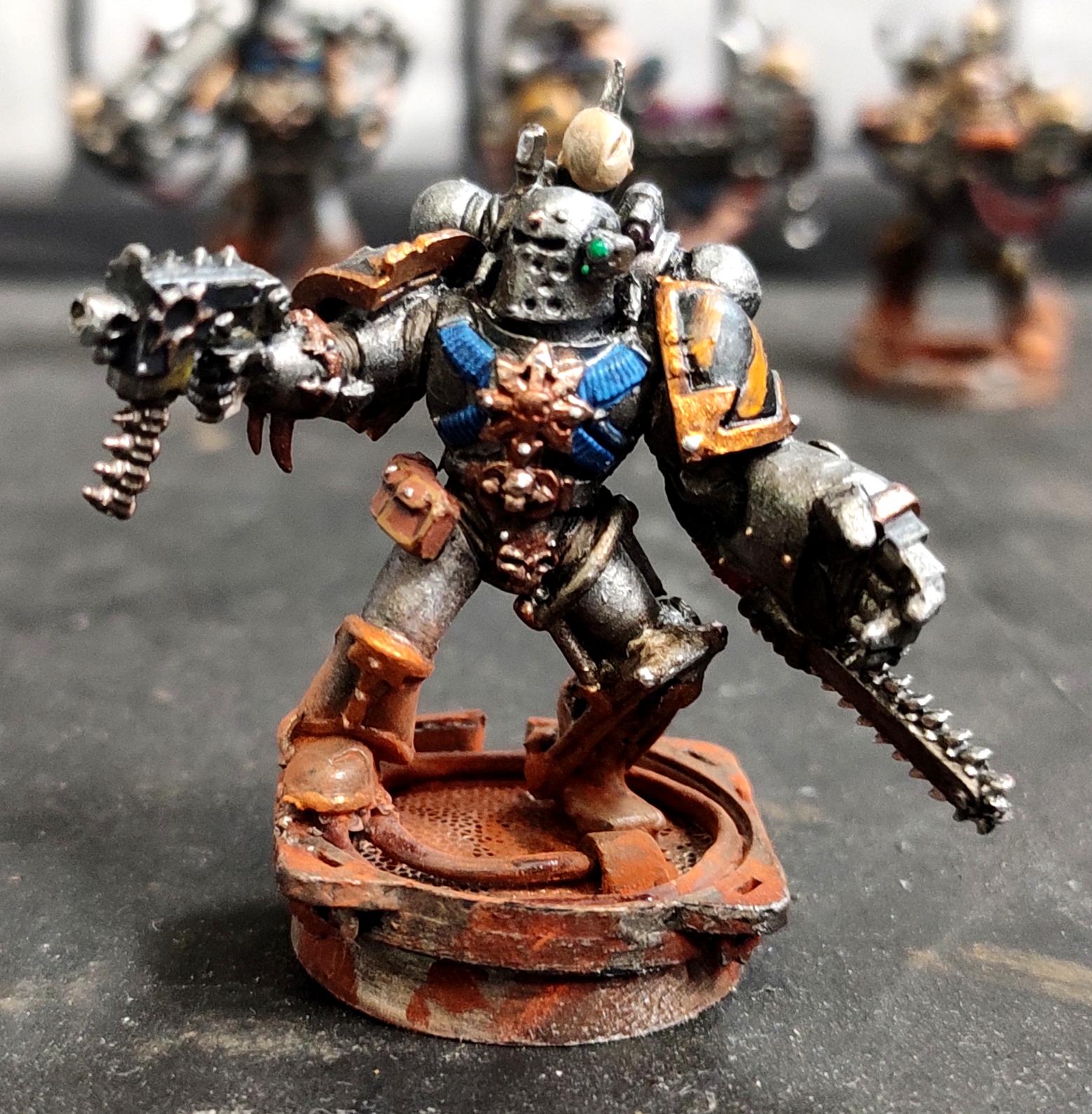 Chainfist, Chaos, Chaos Space Marines, Chaos Undivided, Conversion, Havoc, Hazard Stripes, Heresy, Heretic Astartes, Infantry, Iron Warriors, Iron Within, Iron Without!, Kitbash, Rust, Servo Leg, Tank Busters, Traitor Legions, Warhammer 40,000