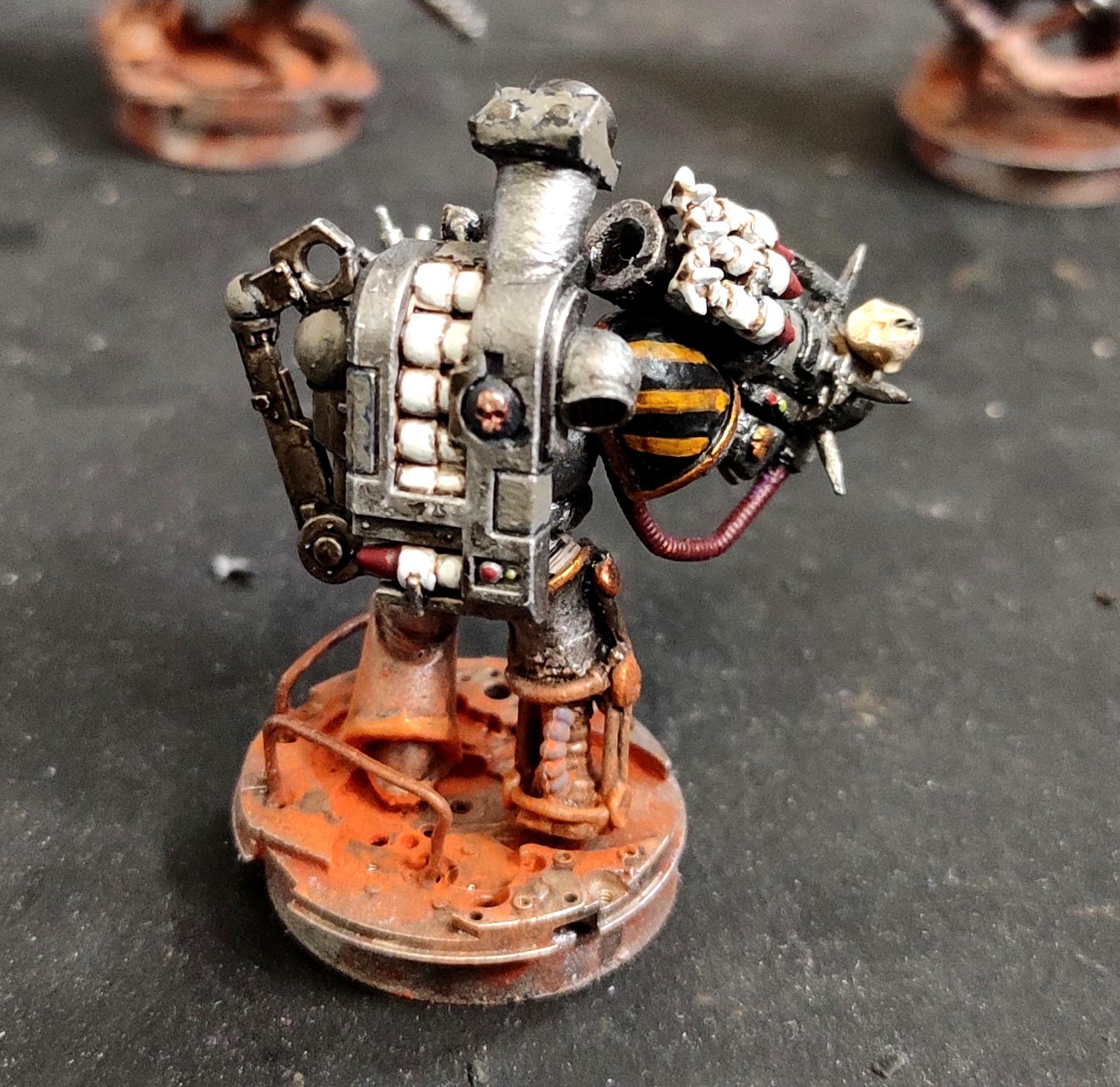 Chaos, Chaos Space Marines, Chaos Undivided, Conversion, Havoc, Hazard Stripes, Heresy, Heretic Astartes, Infantry, Iron Warriors, Iron Within, Iron Without!, Kitbash, Rocket Launcher, Rust, Servo Arm, Servo Leg, Tank Busters, Traitor Legions, Warhammer 40,000