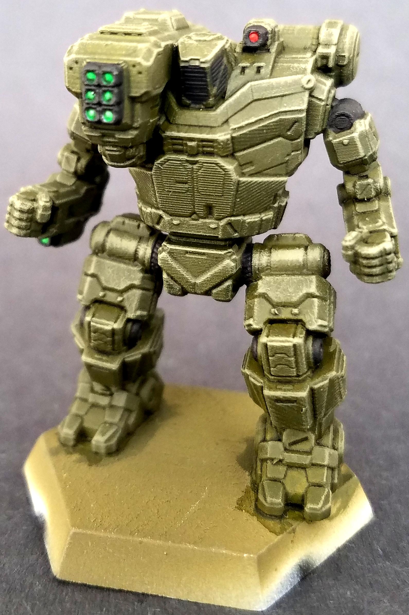 3d Printed, Battletech, Hunchback, Mech, Mechwarrior