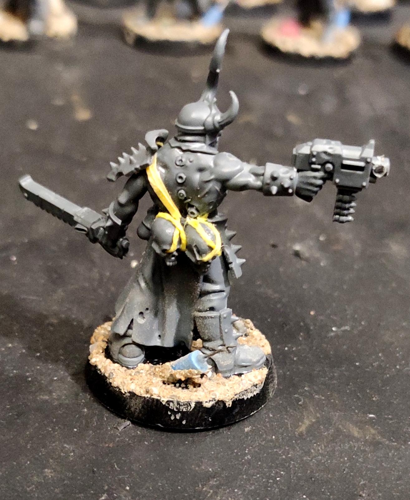 Bolt Pistol, Chain Sword, Chaos, Chaos Cultists, Conversion, Cult, Cult Leader, Cultists, Heresy, Heretics, Infantry, Kitbash, Lost And The Damned, Regiment, Renegade, Trophy, Warhammer 40,000