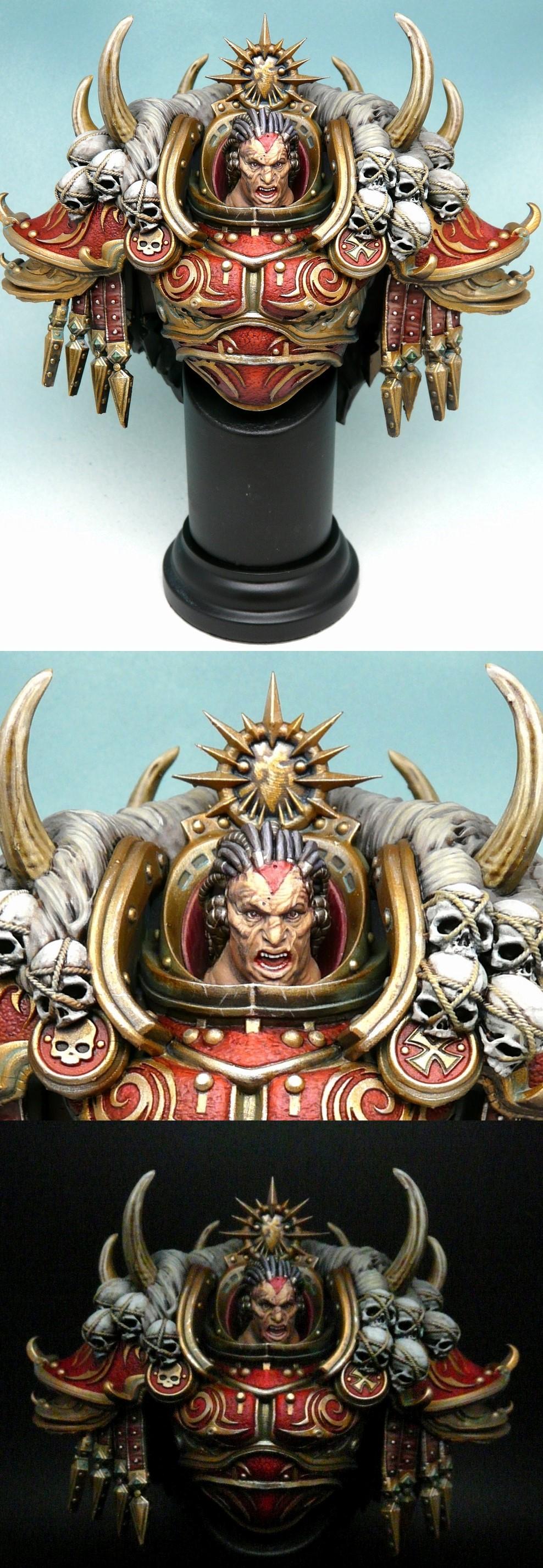 Adeptus Astartes, Angron, Bust, Horus Heresy, Primarch, Space Marines, The Horus Heresy, World Eaters