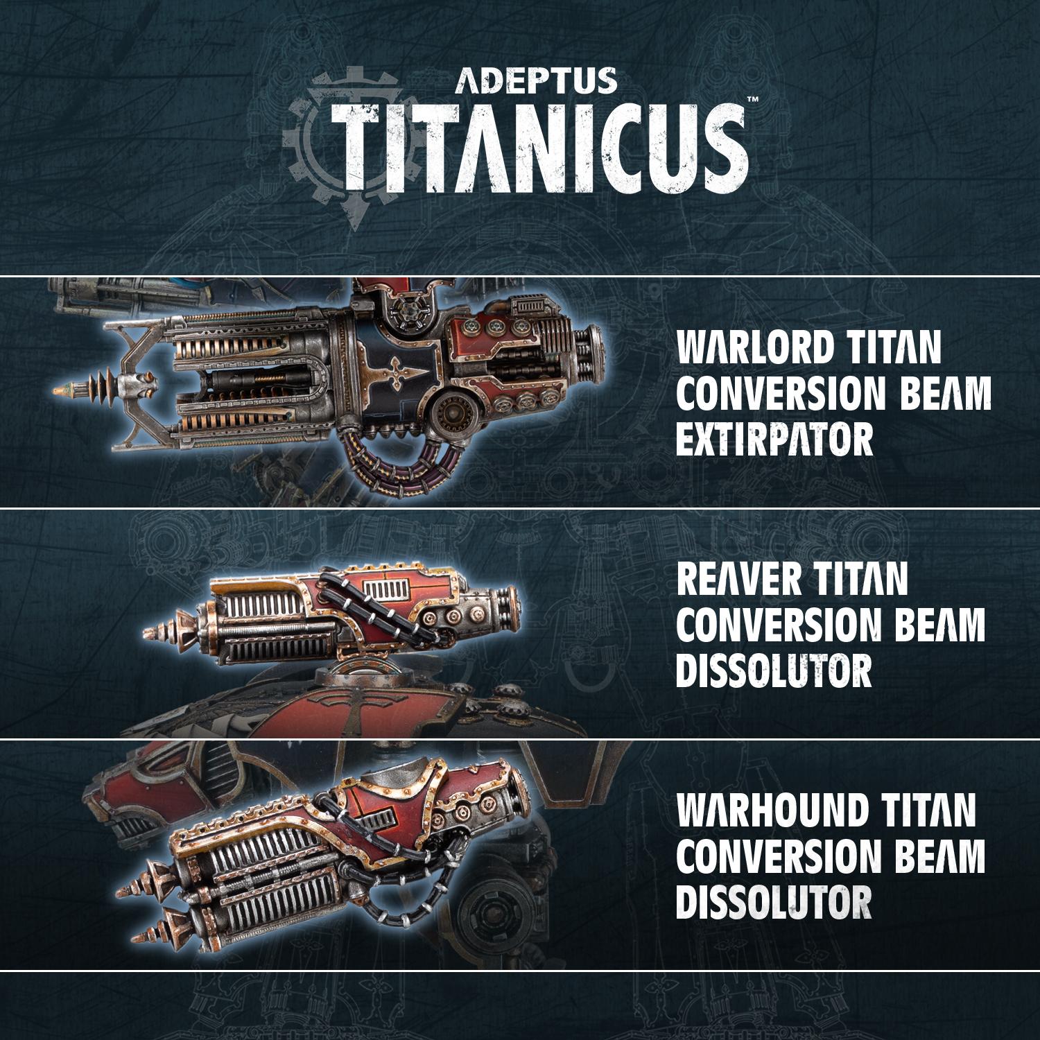 Adeptus Titanicus, Conversion Beamer, Warhound, Weapon