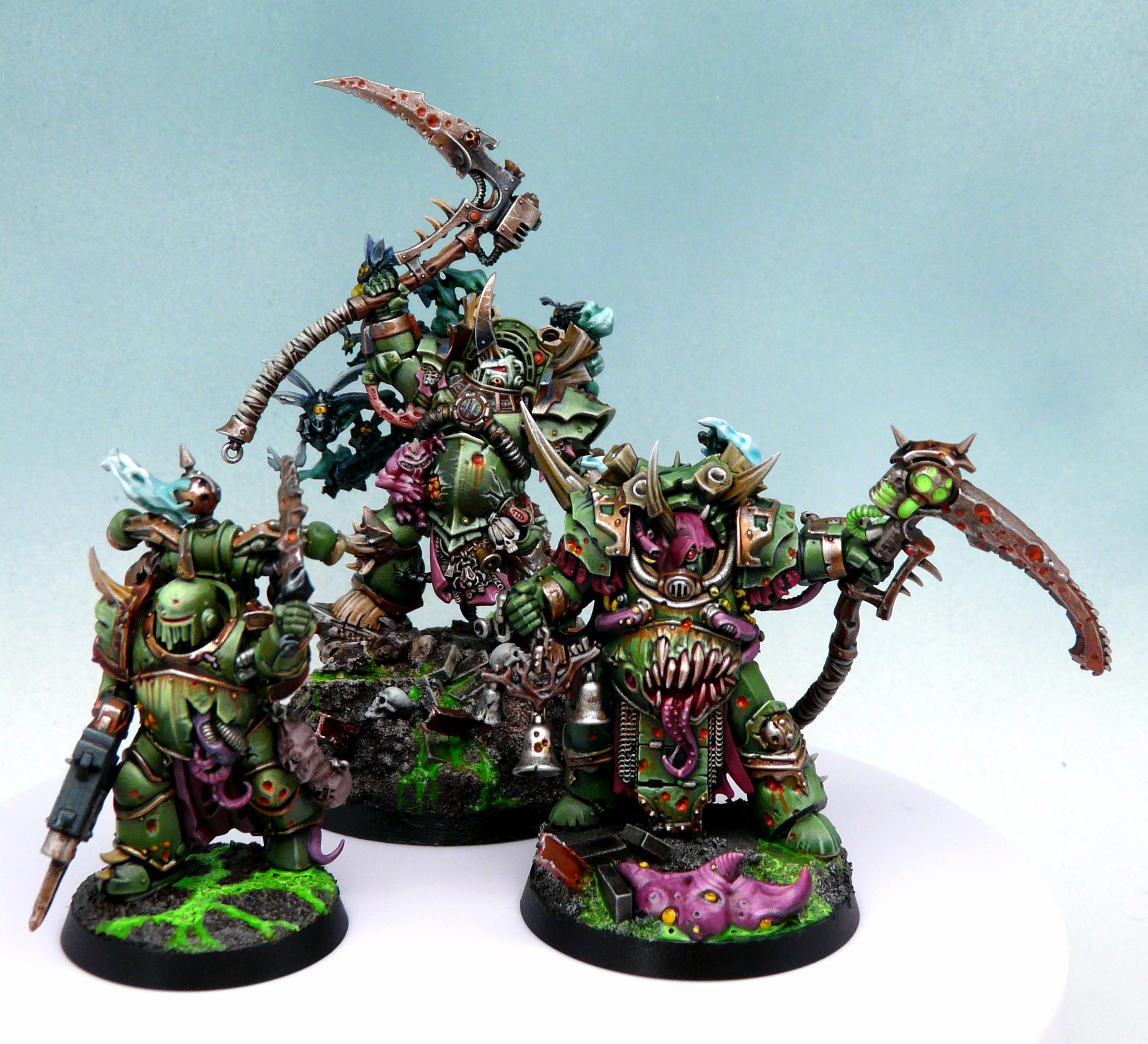 Chaos Space Marines, Death Guard, Deathshroud, Nurgle, Typhus - Death ...