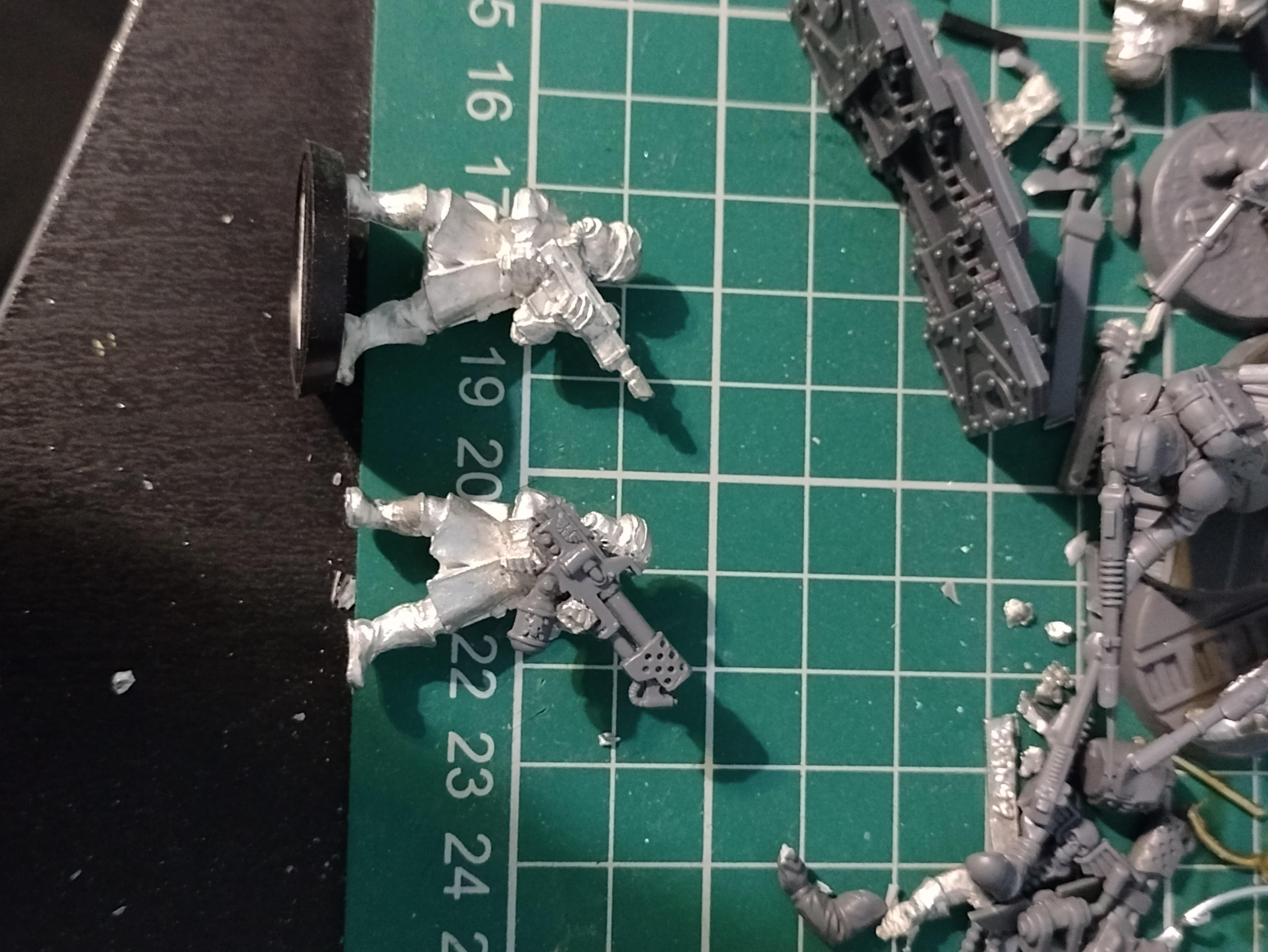 Armageddon, Conversion, Flamer, Gunner, Kill Team, Steel Legion, Trooper, Work In Progress