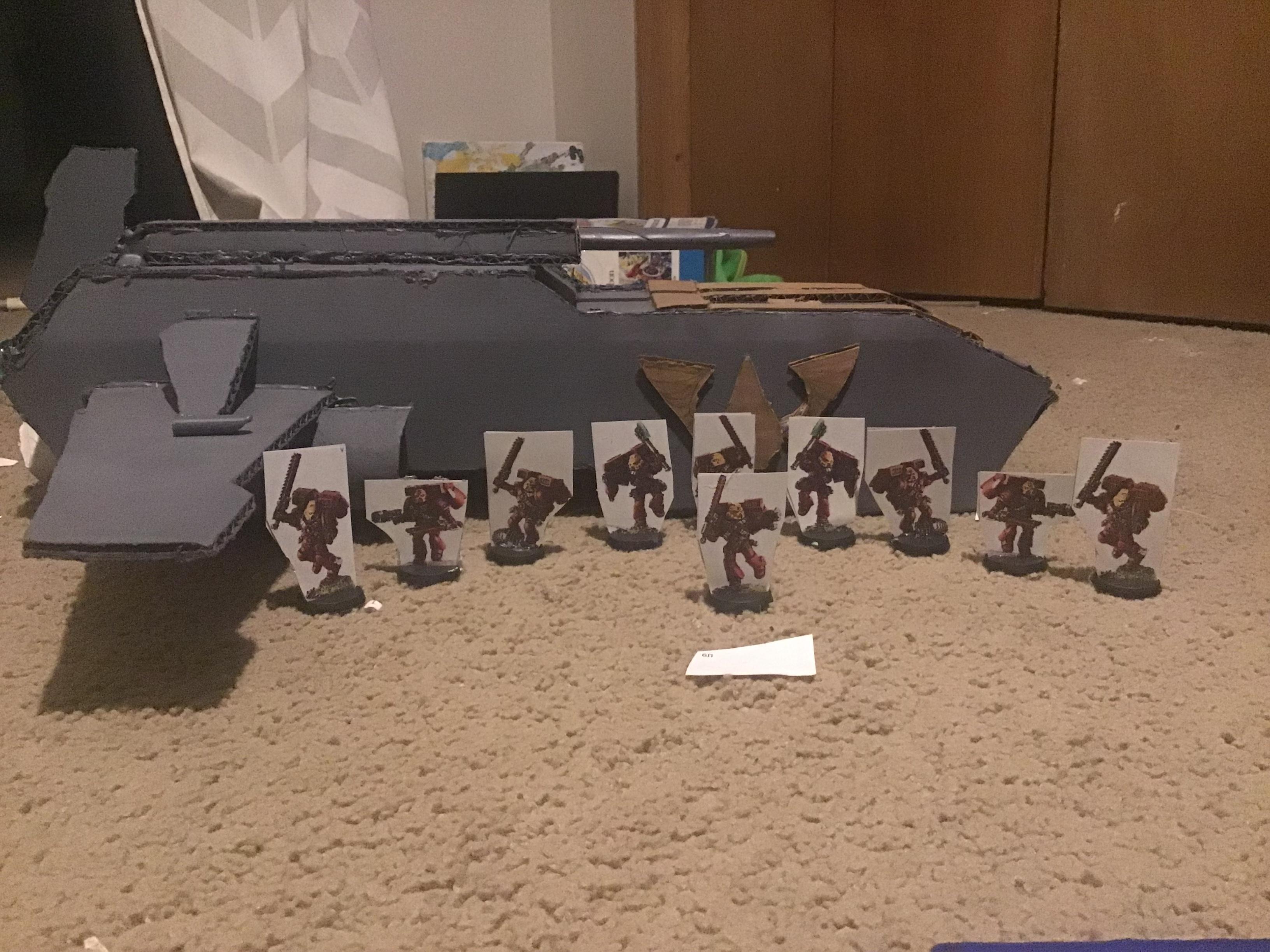Cardboard, Standups, Thunderhawk