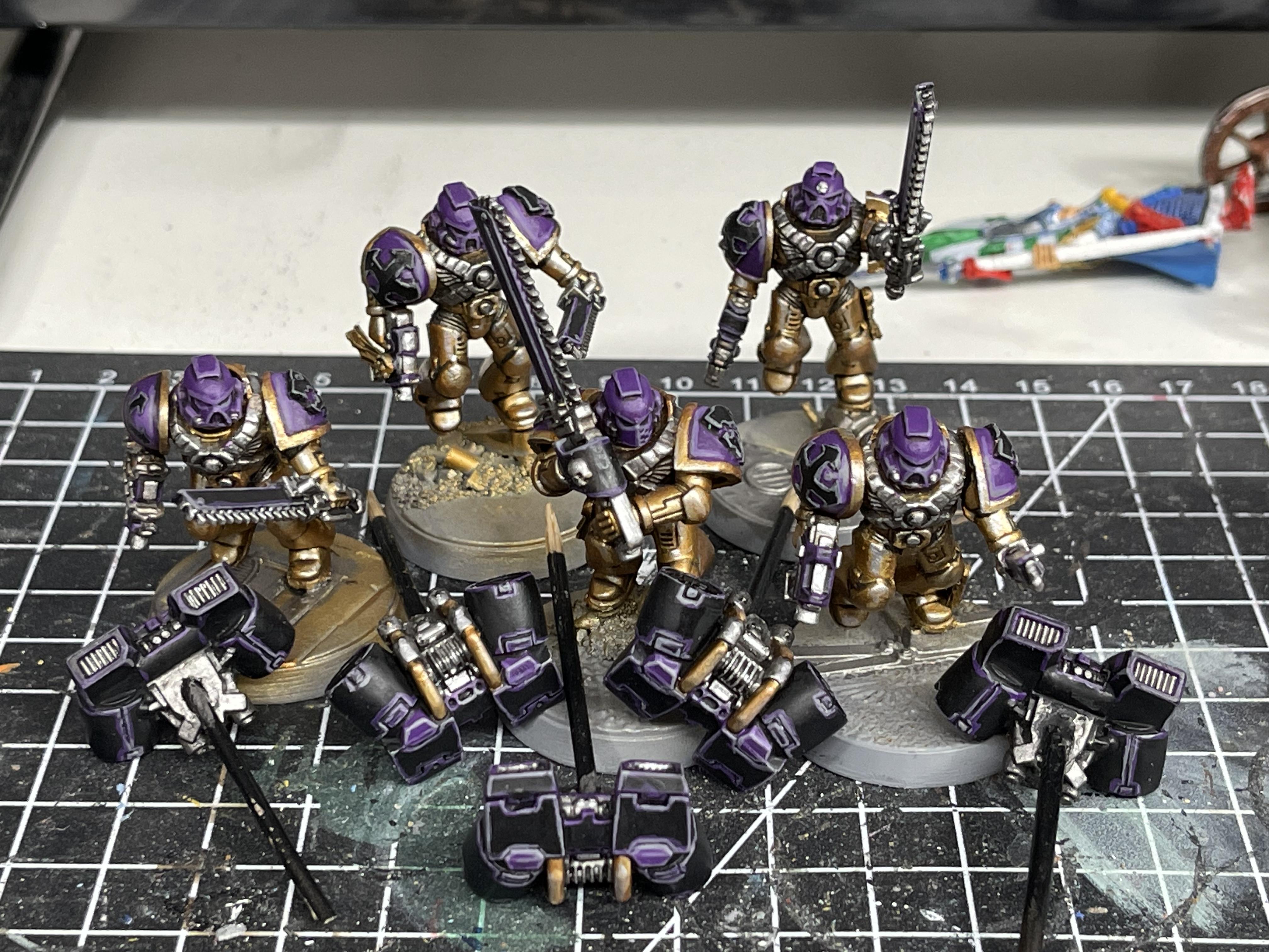 Assault Marines, Jump Pack, Space Marines, Void Panthers, Warhammer 40,000, Work In Progress