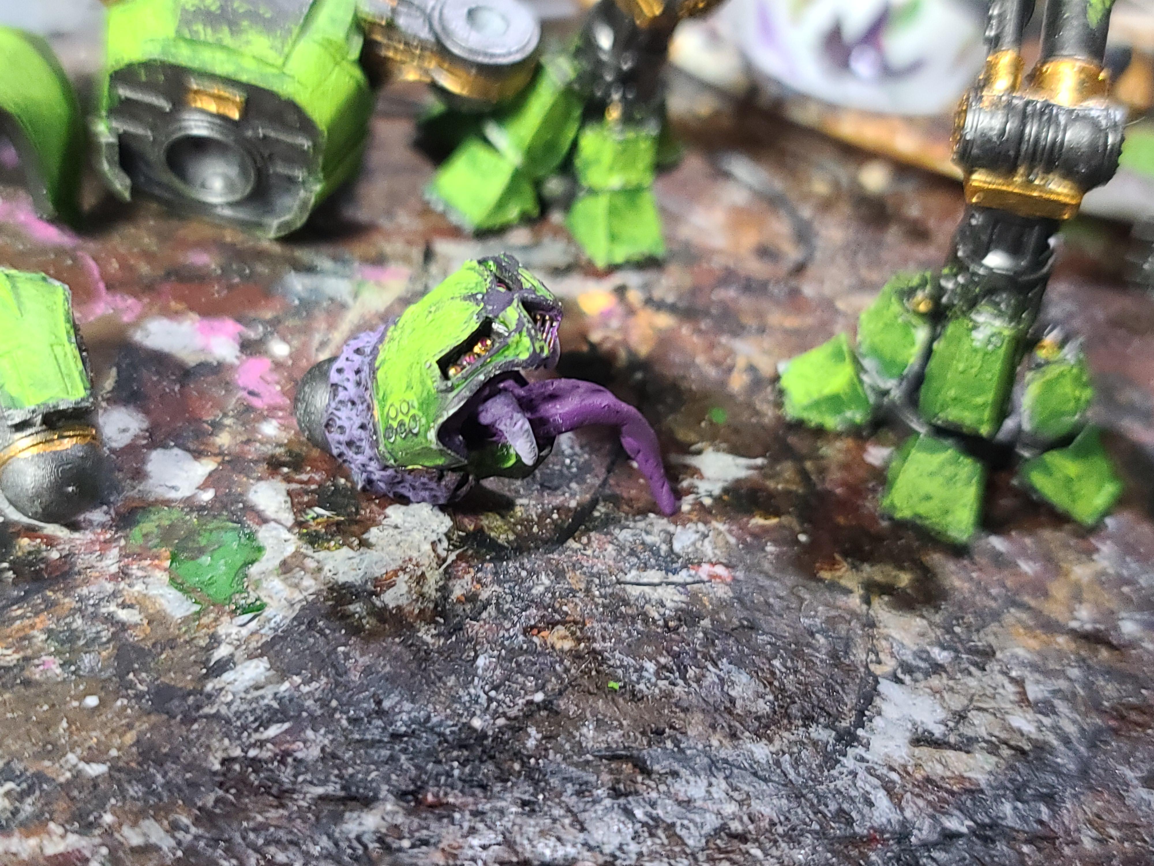 6mm, Adeptus Titanicus, Games Workshop, Green Stuff Sculpt, Reaver, Titan, Warhammer 40,000, Warhammer Fantasy