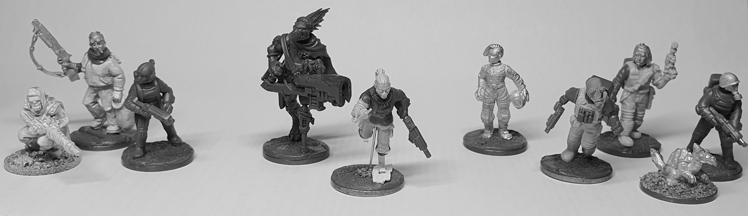 Crew, Cyborg, Mystic, Stargrave