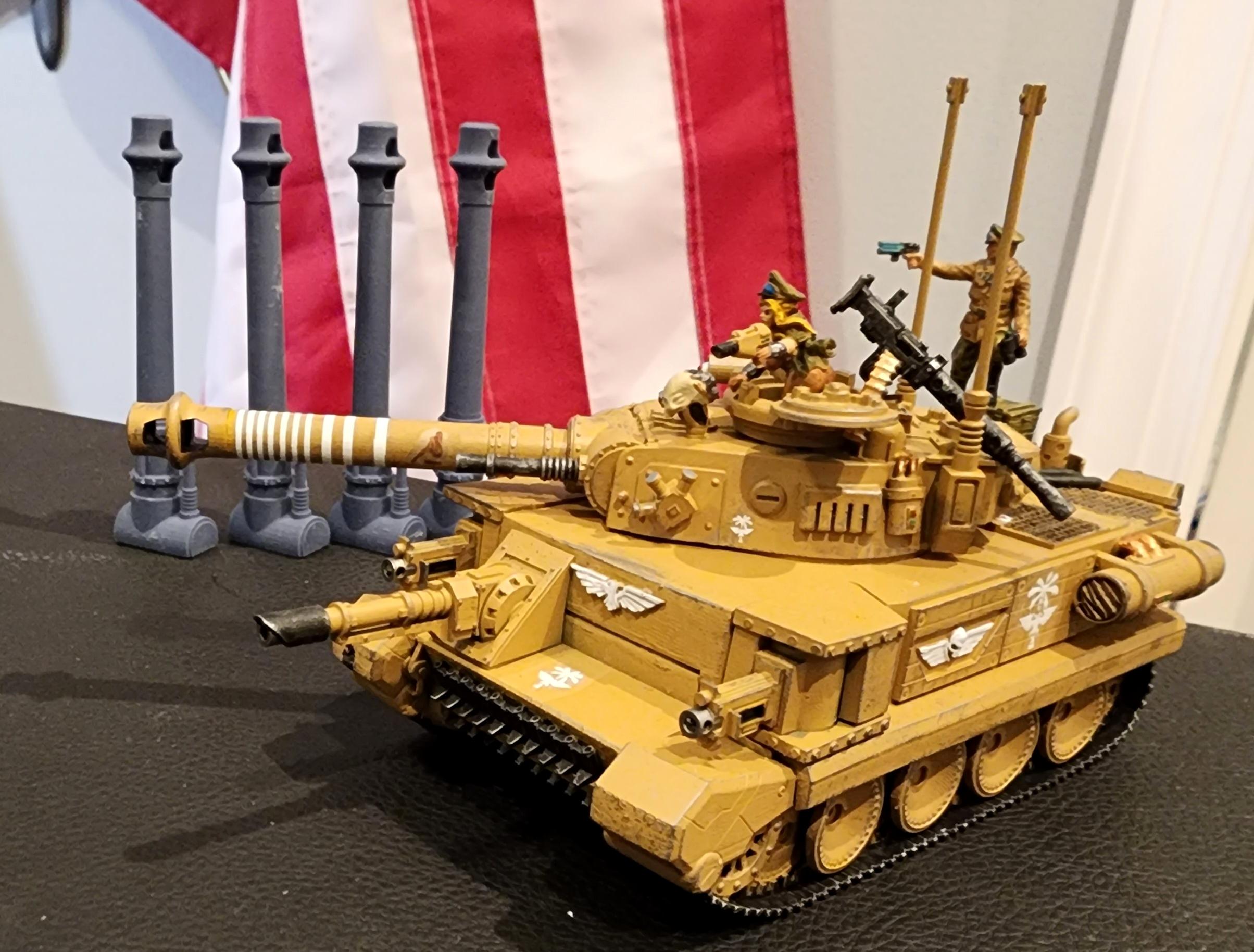 Afrika Korps, Dak, Imperial Guard, Leman Russ, Proxy, Warhammer 40,000