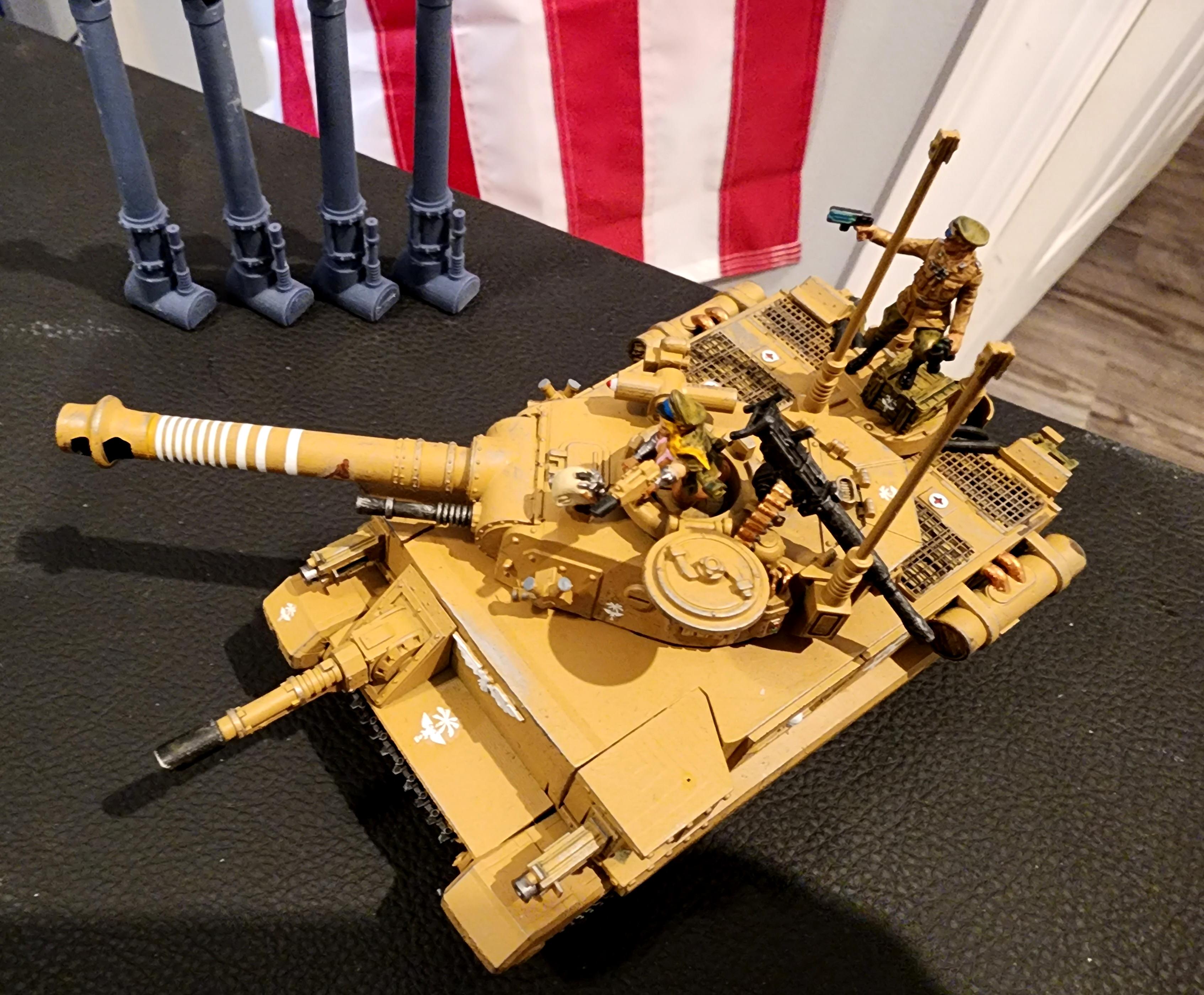 Afrika Korps, Dak, Imperial Guard, Leman Russ, Proxy, Warhammer 40,000