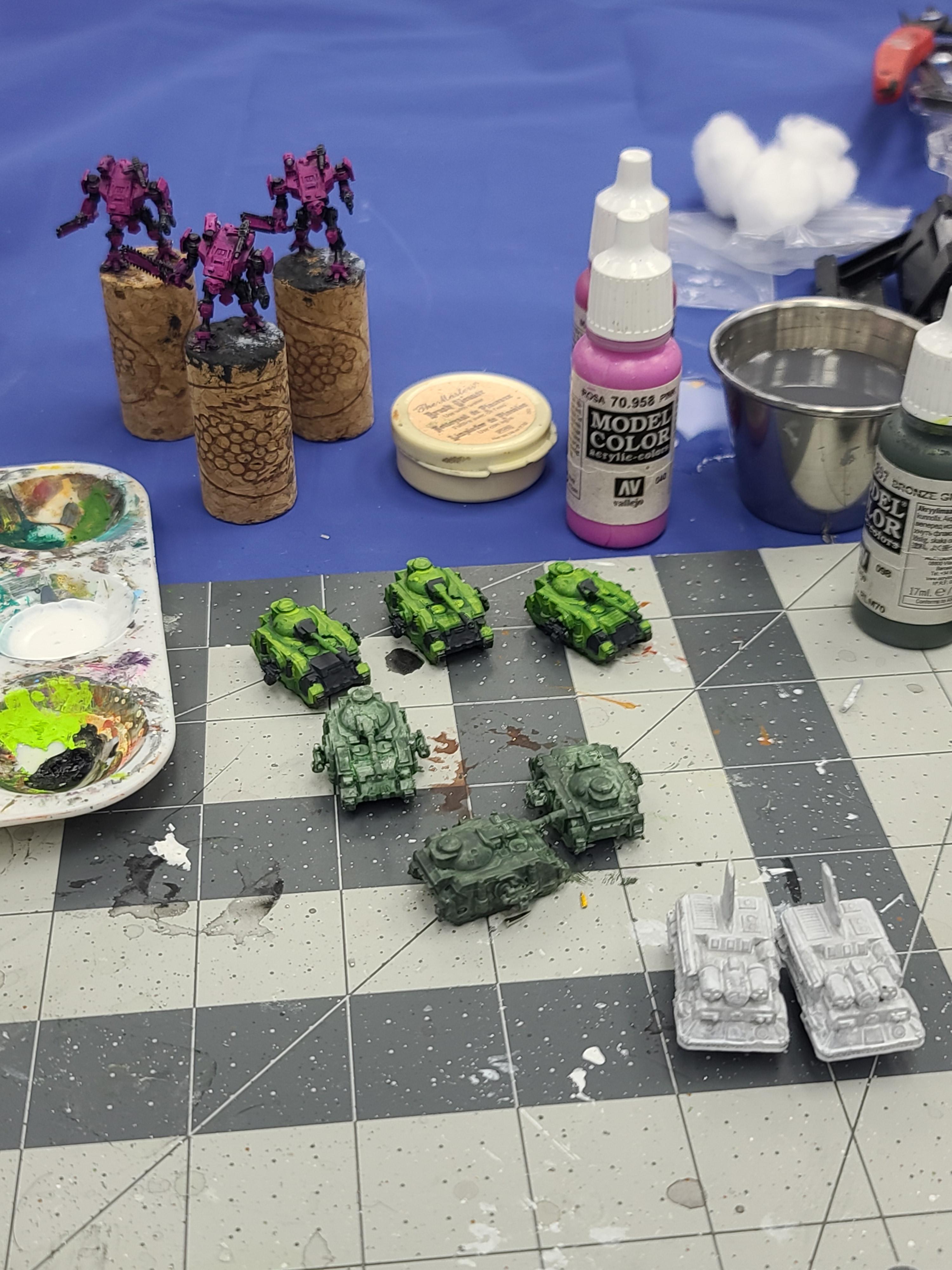 6mm, Adeptus Titanicus, Armiger, Battletech, Epic:armageddon, Ironwind Metals, Predator, Tank, Tyr (tank), Vanguard Miniatures