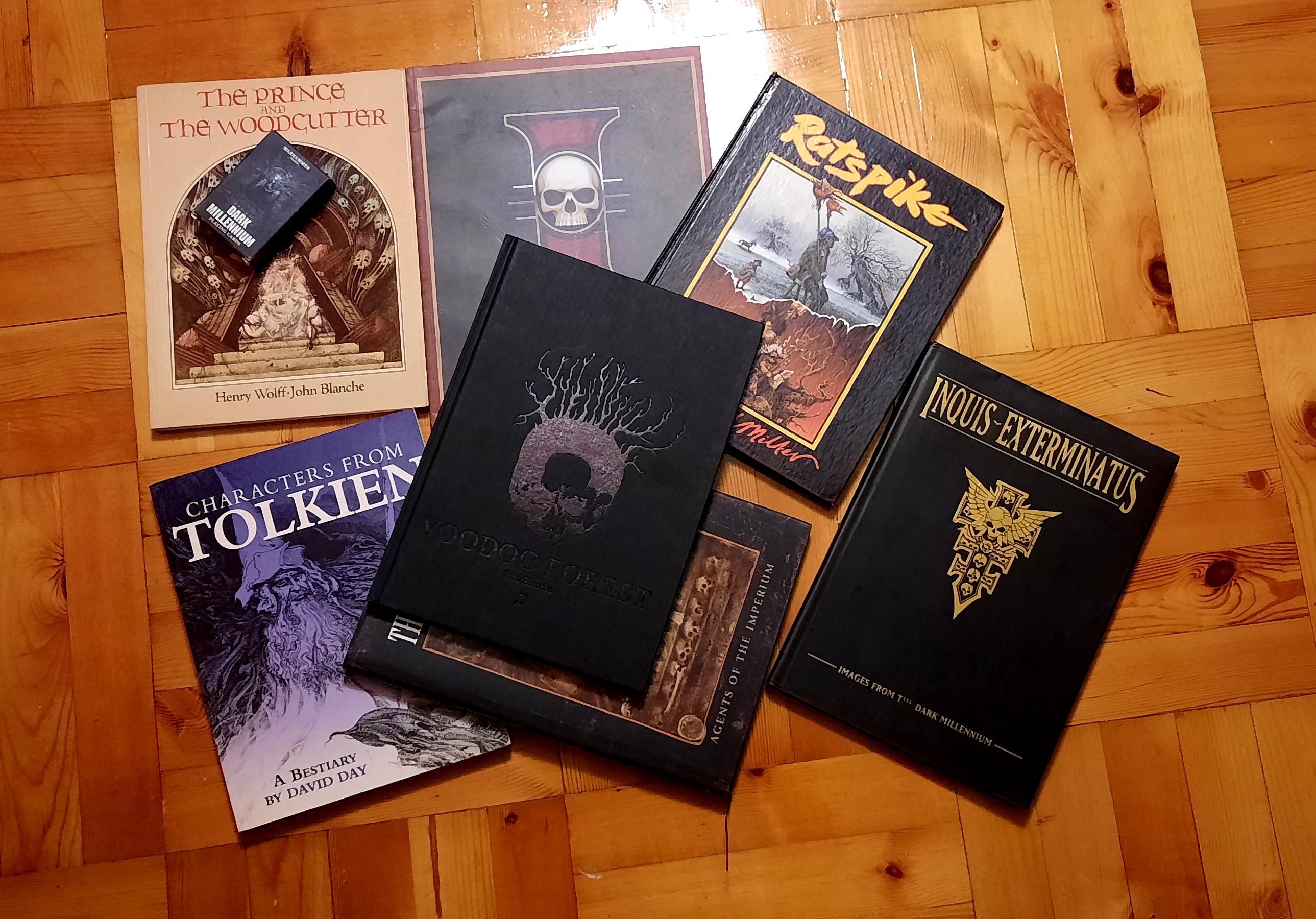 Books, John Blanche, Playing Cards, Voodoo Forest