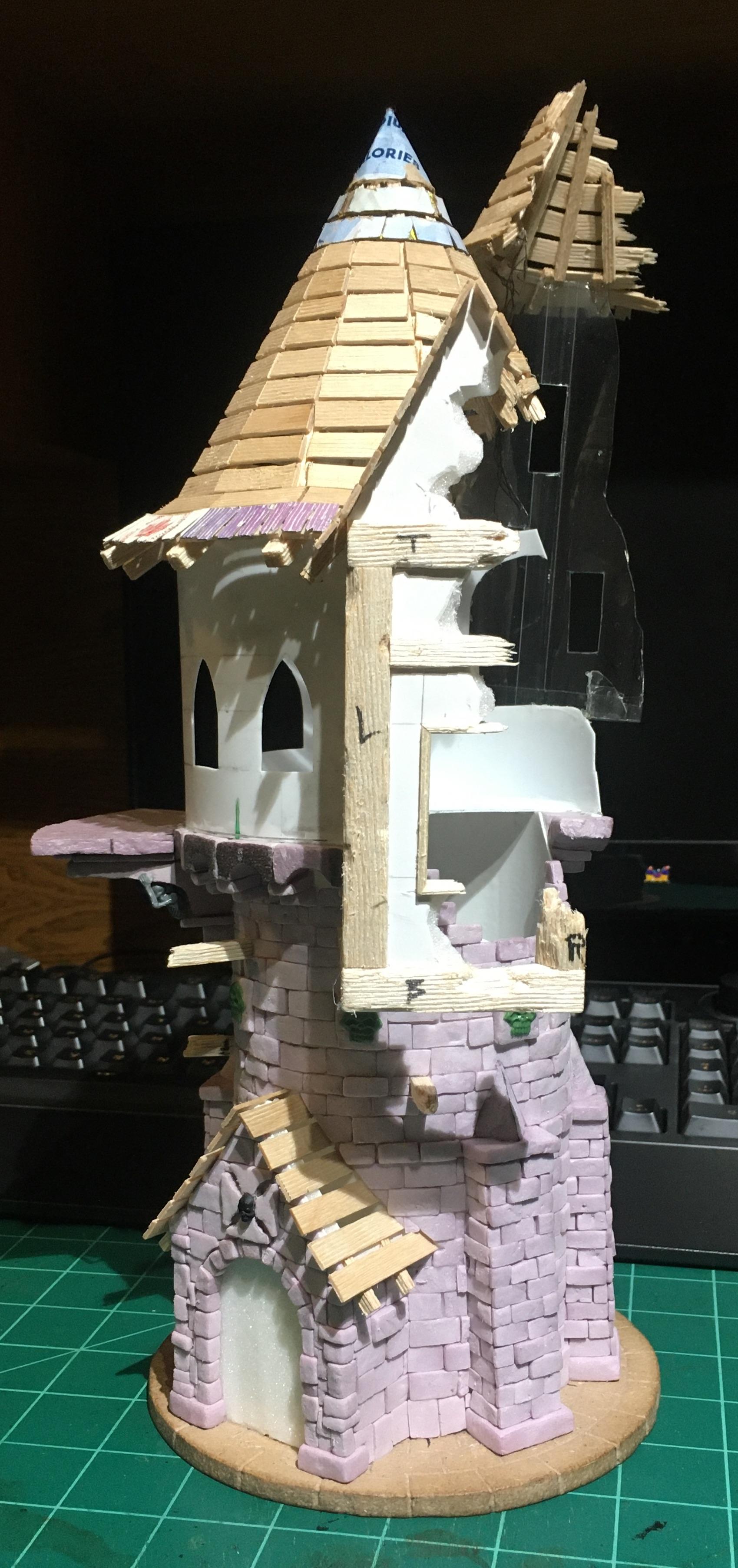 Mordheim, Scratch Build, The Empire, Tower, Warhammer Fantasy, Work In Progress