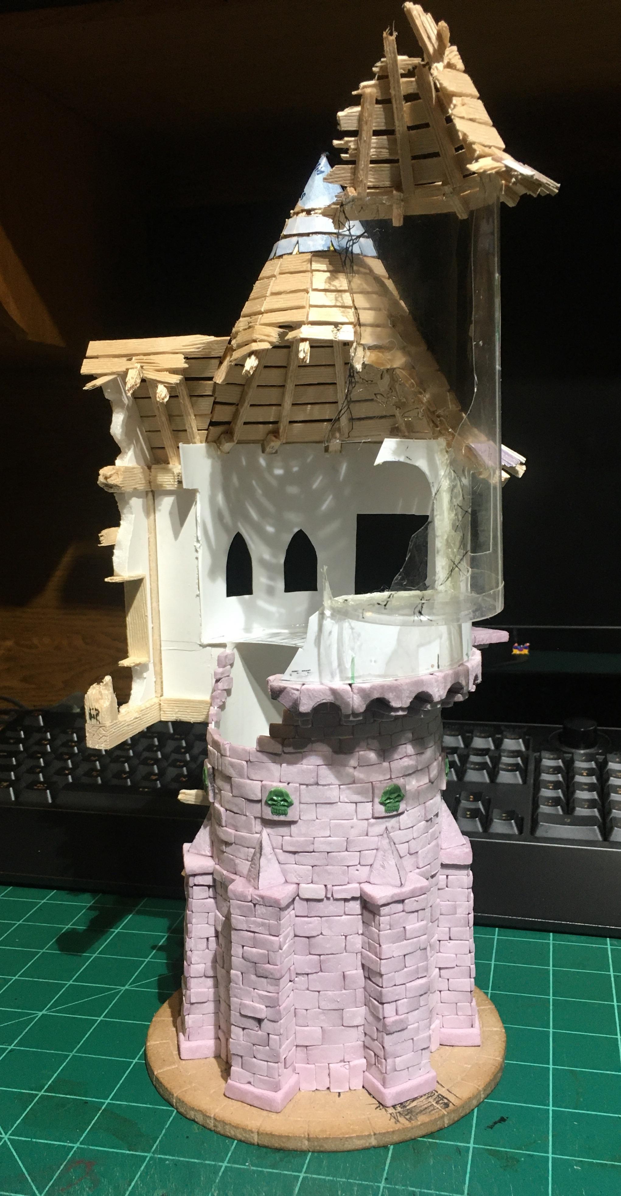 Mordheim, Scratch Build, The Empire, Tower, Warhammer Fantasy, Work In Progress