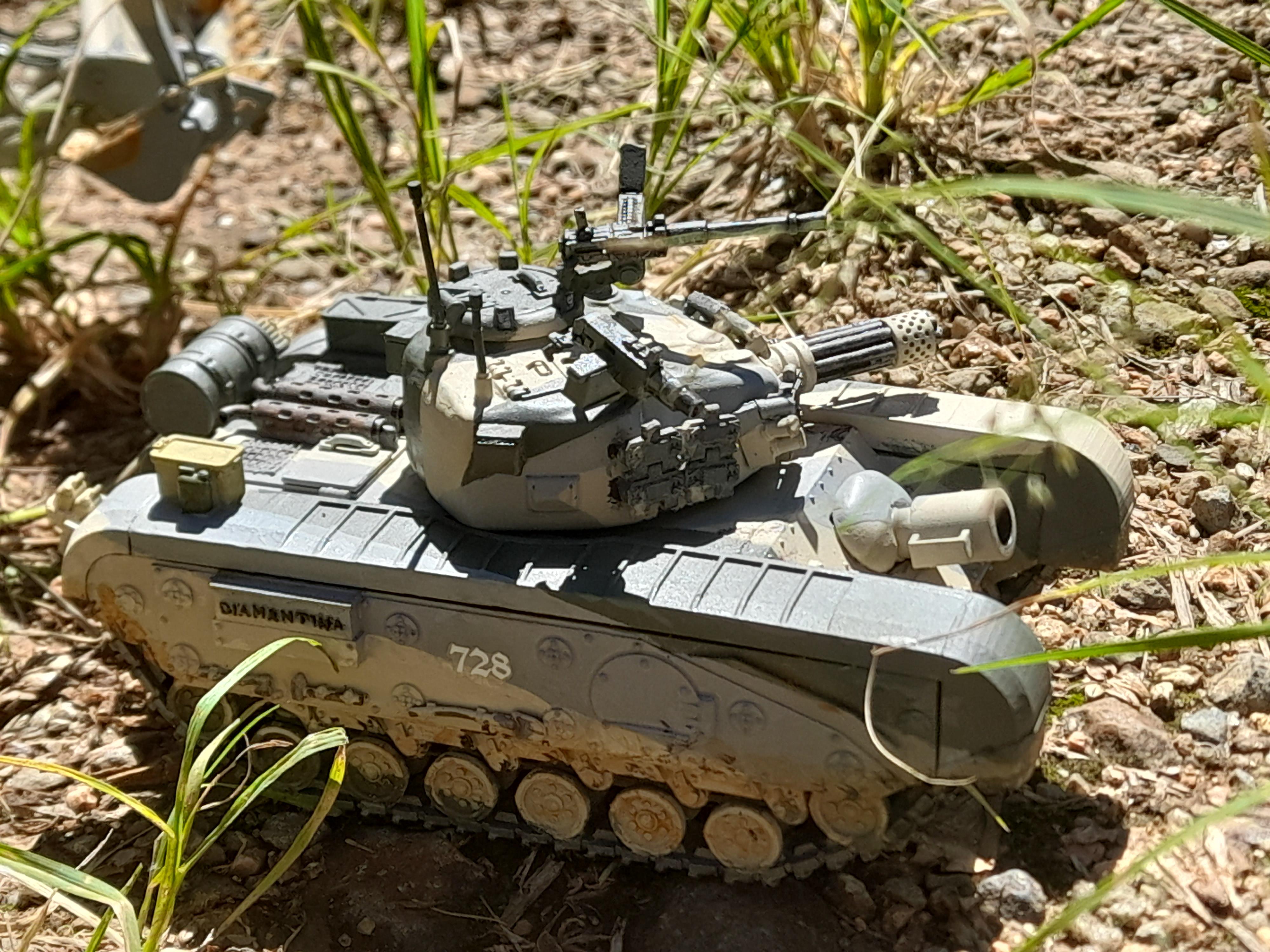 Assault Tank, Demolisher Cannon Cannon, Grim Prints, Hull Mounted Cannon, Punisher Cannon, Tank, Victoria Miniatures