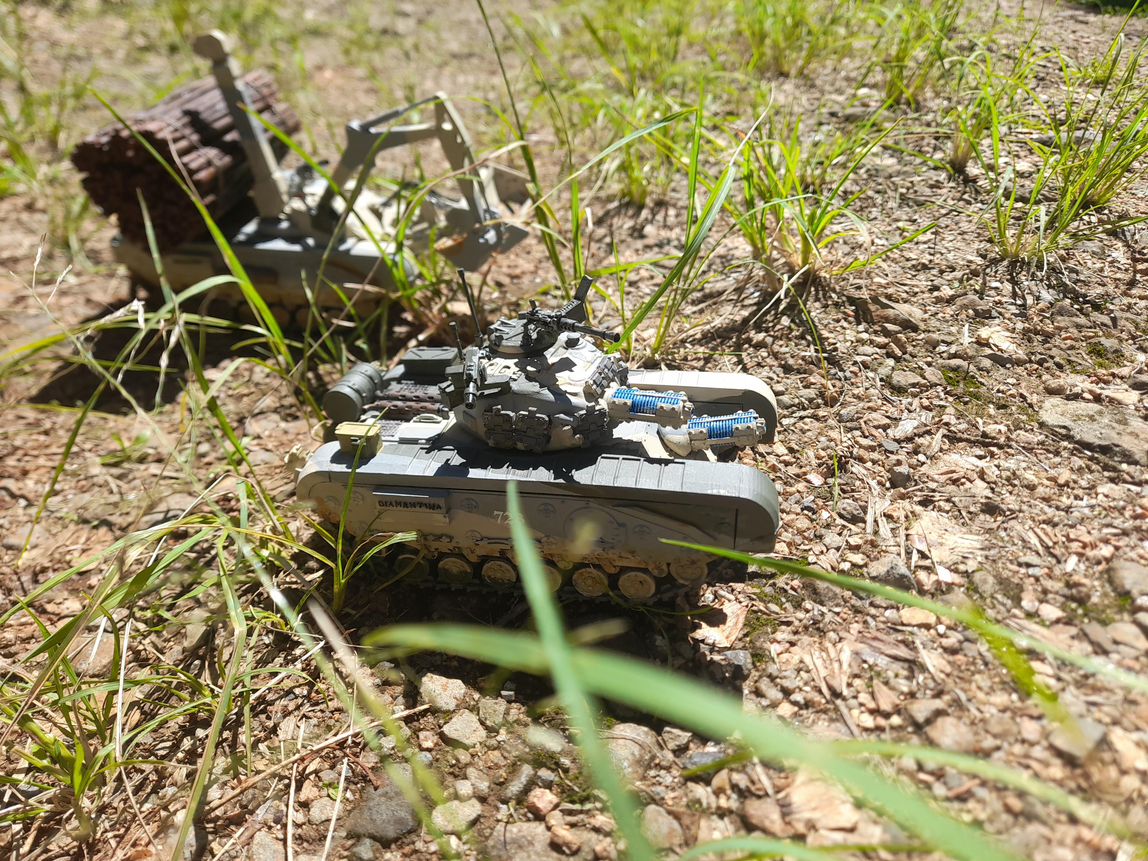 Assault Tank, Demolisher Cannon Cannon, Executioner Cannon, Grim Prints, Hull Mounted Cannon, Tank, Victoria Miniatures