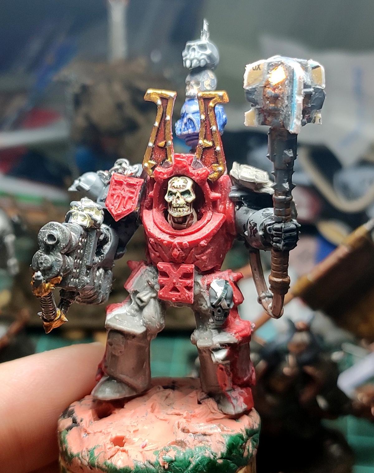 Berserk, Berserkers, Berzerk, Berzerker, Blood For The Blood God, Casting, Chaos, Chaos Space Marines, Conversion, Heavy Flamer, Heresy, Heretic Astartes, Infantry, Khorne, Kitbash, Power Mace, Putty, Rebuild, Skulls For Skull Throne, Terminator Armor, Traitor Legions, Trophy, Warhammer 40,000, Work In Progress, World Eaters