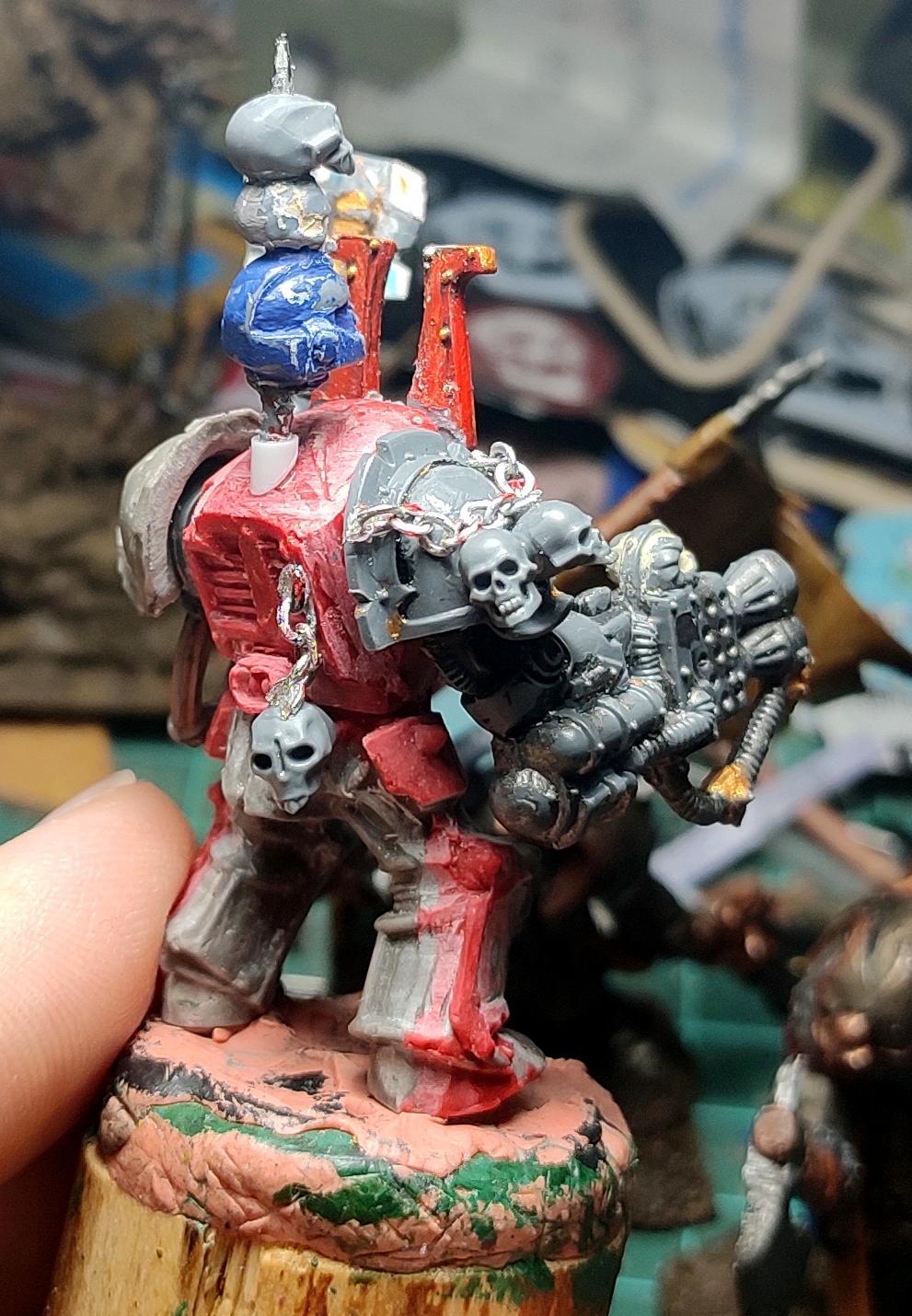 Berserk, Berserkers, Berzerk, Berzerker, Blood For The Blood God, Casting, Chaos, Chaos Space Marines, Conversion, Heavy Flamer, Heresy, Heretic Astartes, Infantry, Khorne, Kitbash, Power Mace, Putty, Rebuild, Skulls For Skull Throne, Terminator Armor, Traitor Legions, Trophy, Warhammer 40,000, Work In Progress, World Eaters