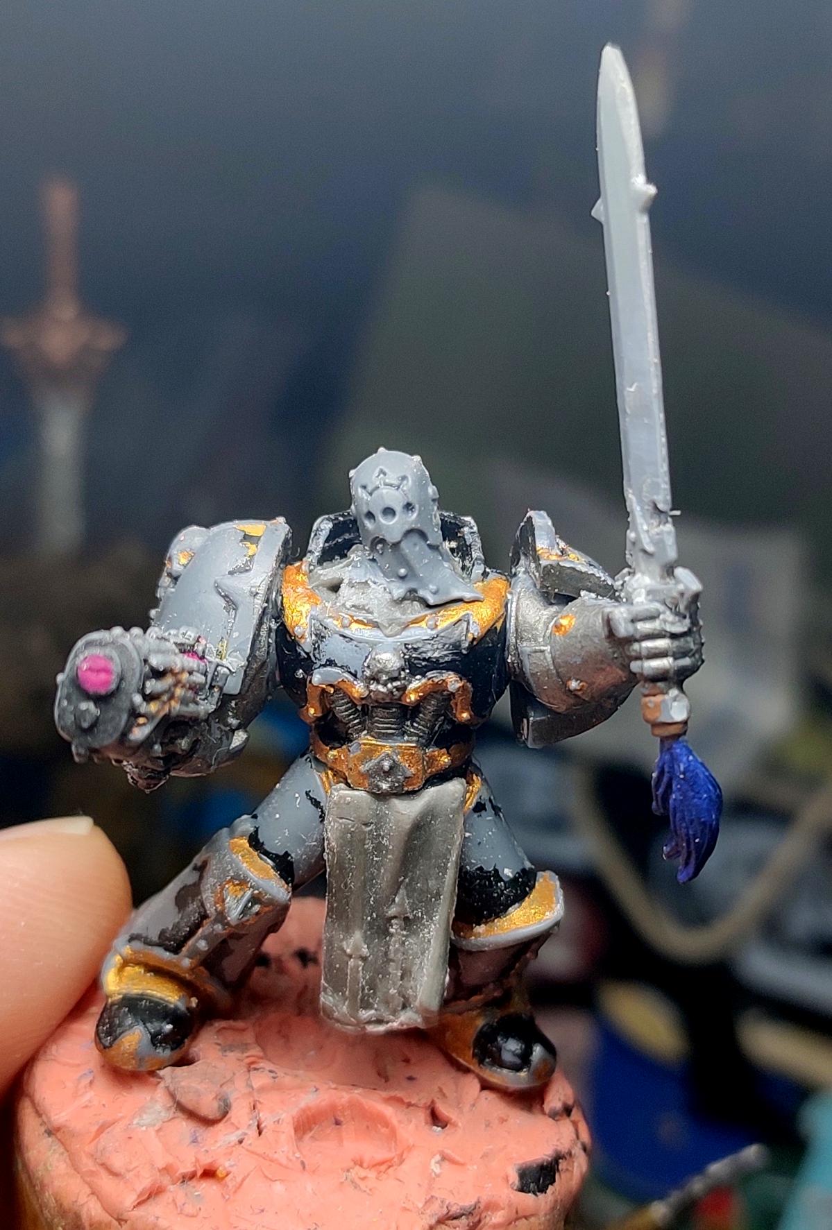 Chaos, Chaos Space Marines, Conversion, Heresy, Heretic Astartes, Infantry, Kitbash, Plasma, Rebuild, Sword, Traitor Legions, Warhammer 40,000, Work In Progress