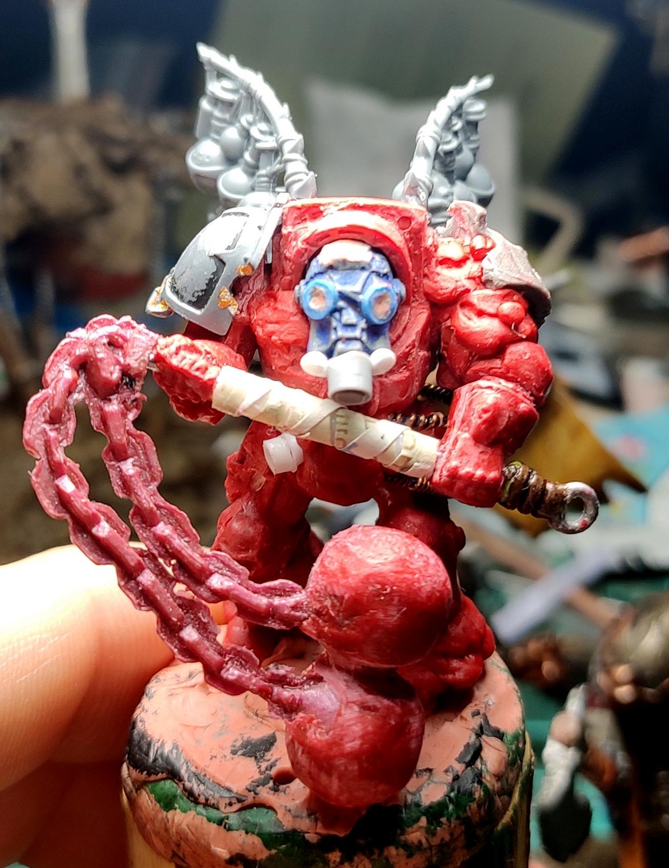 Biologus Putrifier, Blight, Casting, Chaos, Chaos Space Marines, Conversion, Death Guard, Flail, Gas Mask, Heresy, Heretic Astartes, Infantry, Kitbash, Nurgle, Pestilence, Plague, Plague Marines, Putty, Sculpting, Technolog, Tehnolog, Terminator Armor, Traitor Legions, Warhammer 40,000, Work In Progress