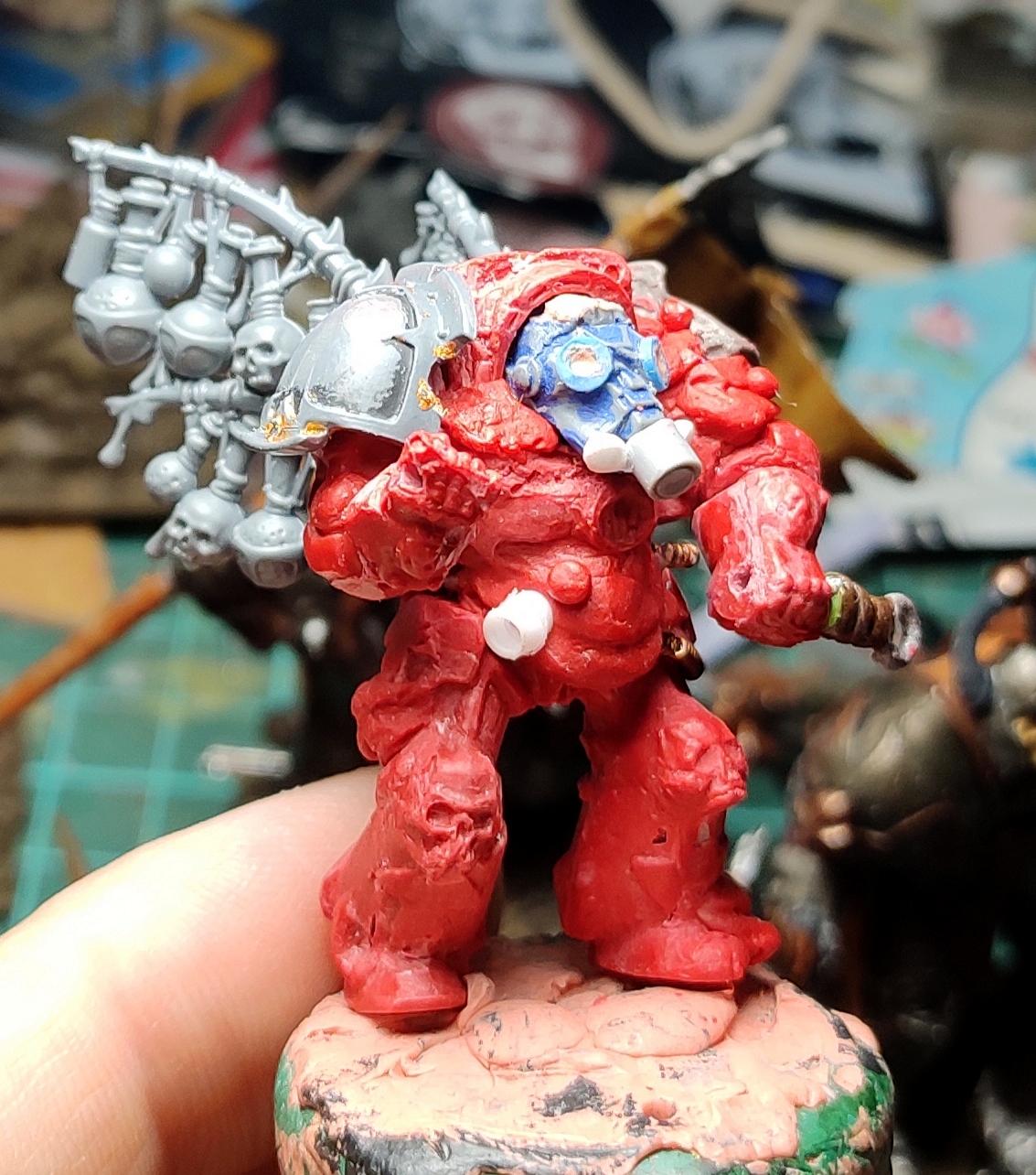 Biologus Putrifier, Blight, Casting, Chaos, Chaos Space Marines, Conversion, Death Guard, Gas Mask, Heresy, Heretic Astartes, Infantry, Kitbash, Nurgle, Pestilence, Plague, Plague Marines, Putty, Sculpting, Terminator Armor, Traitor Legions, Warhammer 40,000, Work In Progress