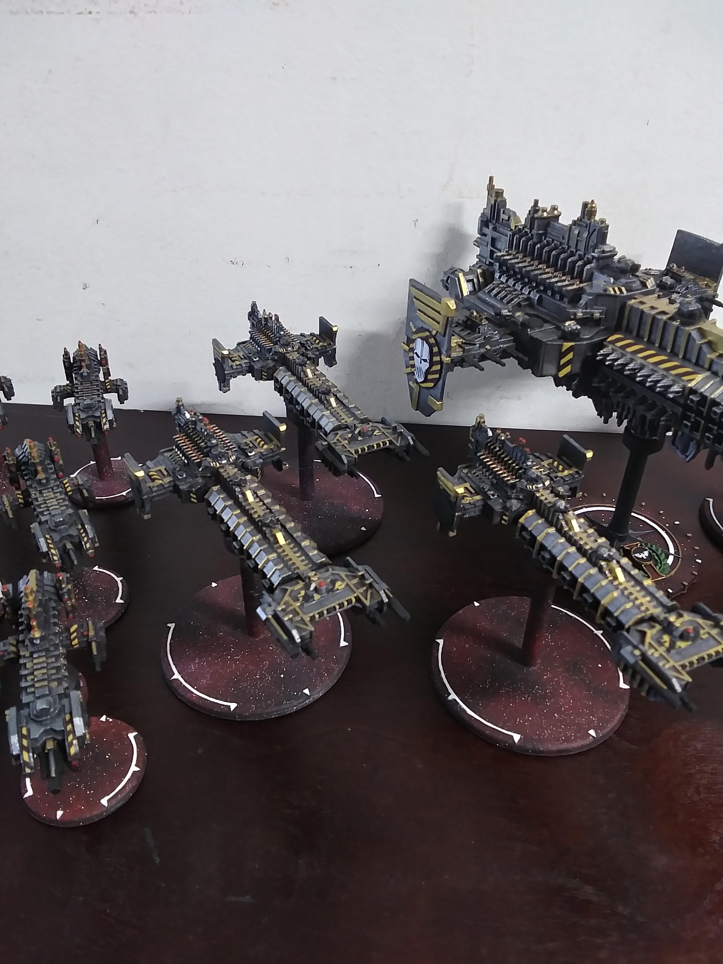 30k bfg fleet iron warriors w.i.p