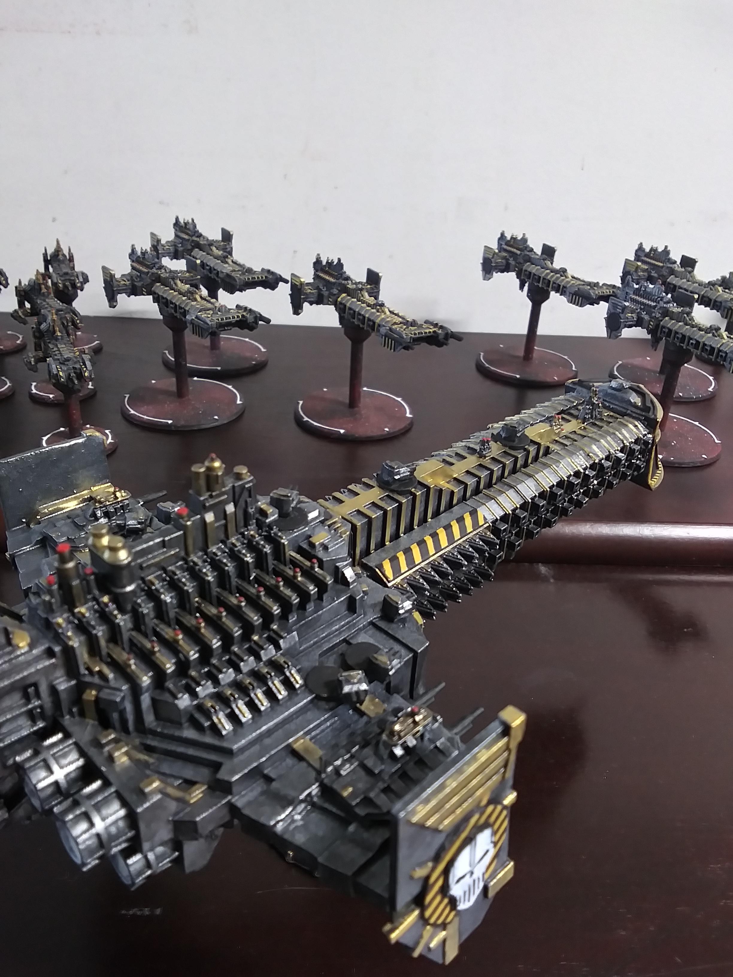 30k bfg fleet iron warriors w.i.p