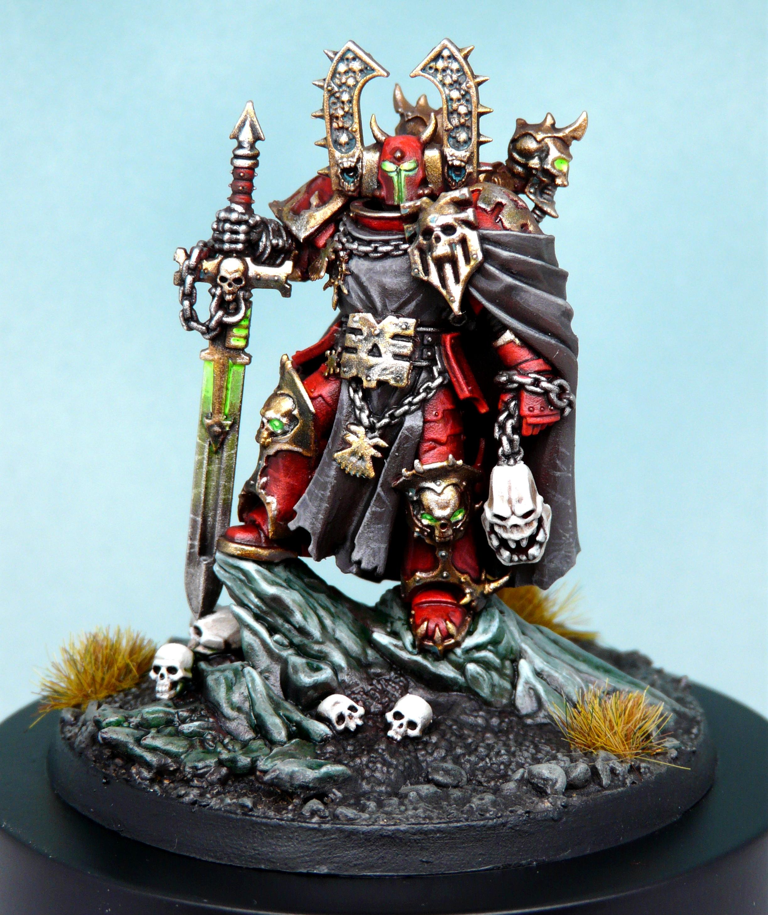 Chaos Space Marines, Chaoslord, Hereticus Astartes, Khorne, Kitbash, World Eaters