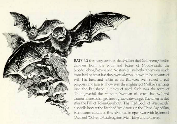 Bats, Ian Miller, John Blanche, Retro Review, Tolkien
