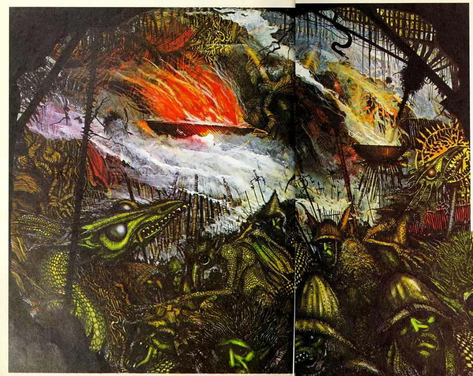 Ian Miller, John Blanche, Retro Review, Tolkien