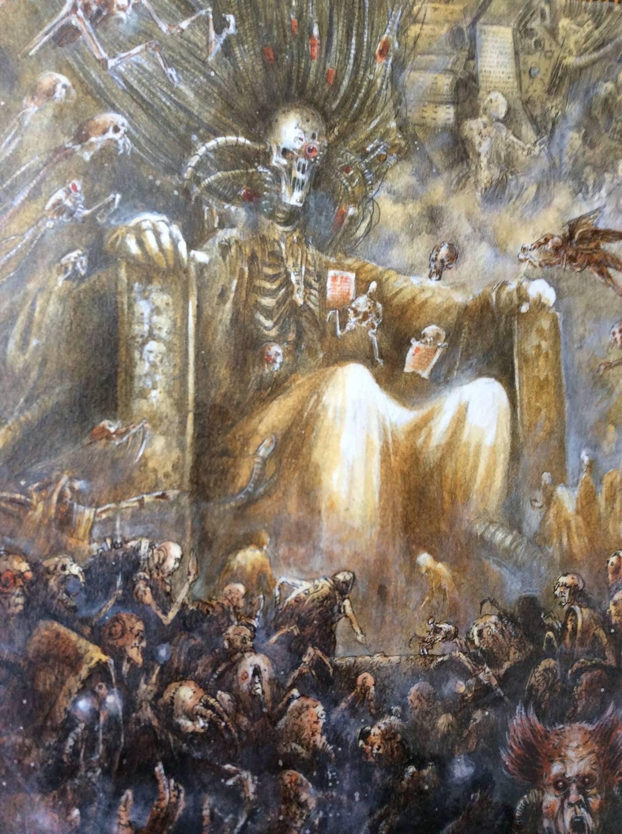 Emperor, Emperor Of Mankind, Golden Throne, John Blanche, Retro Review, Tolkien