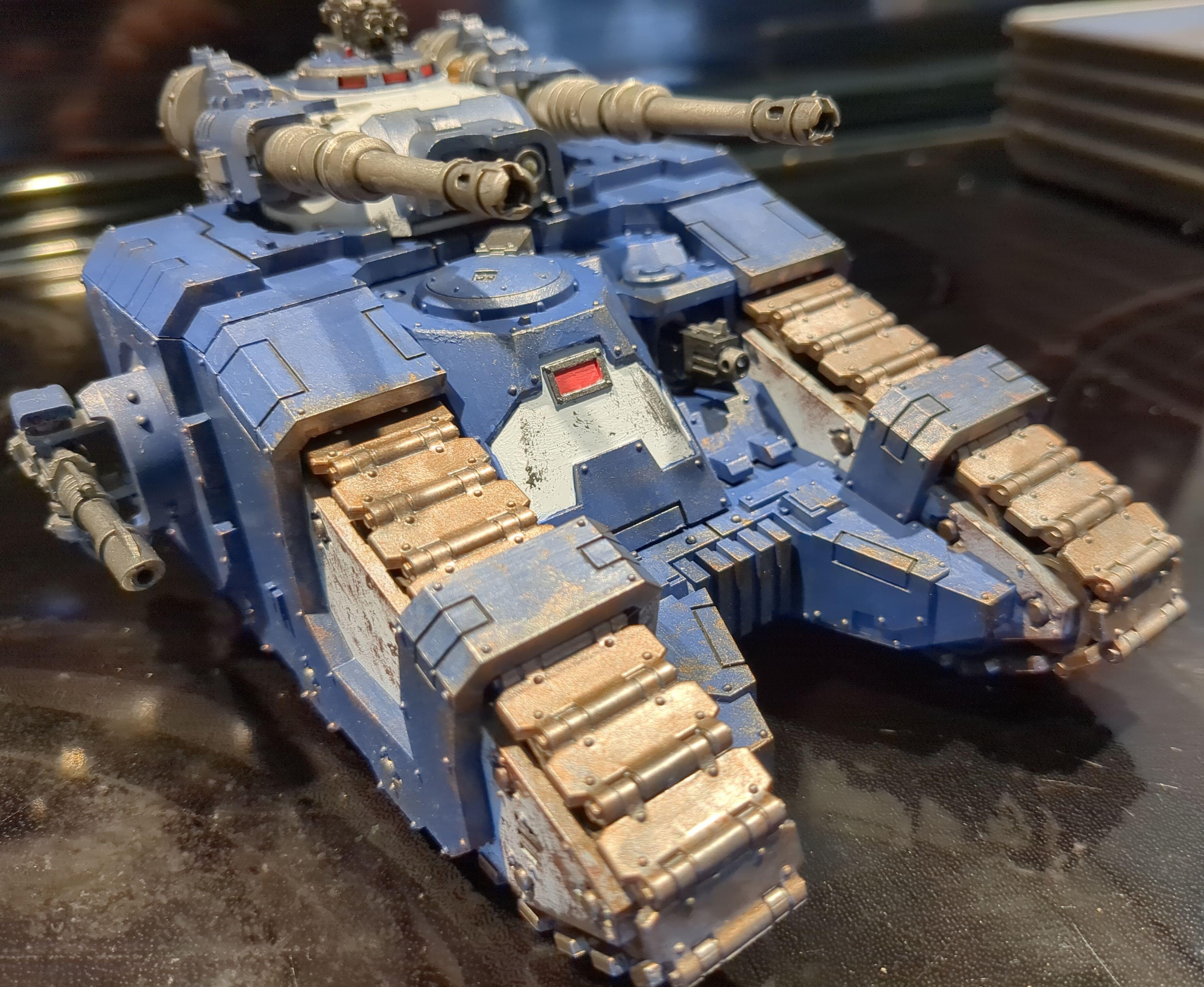 Imperium, Painting, Sicaran, Space Marines, Warhammer 40,000