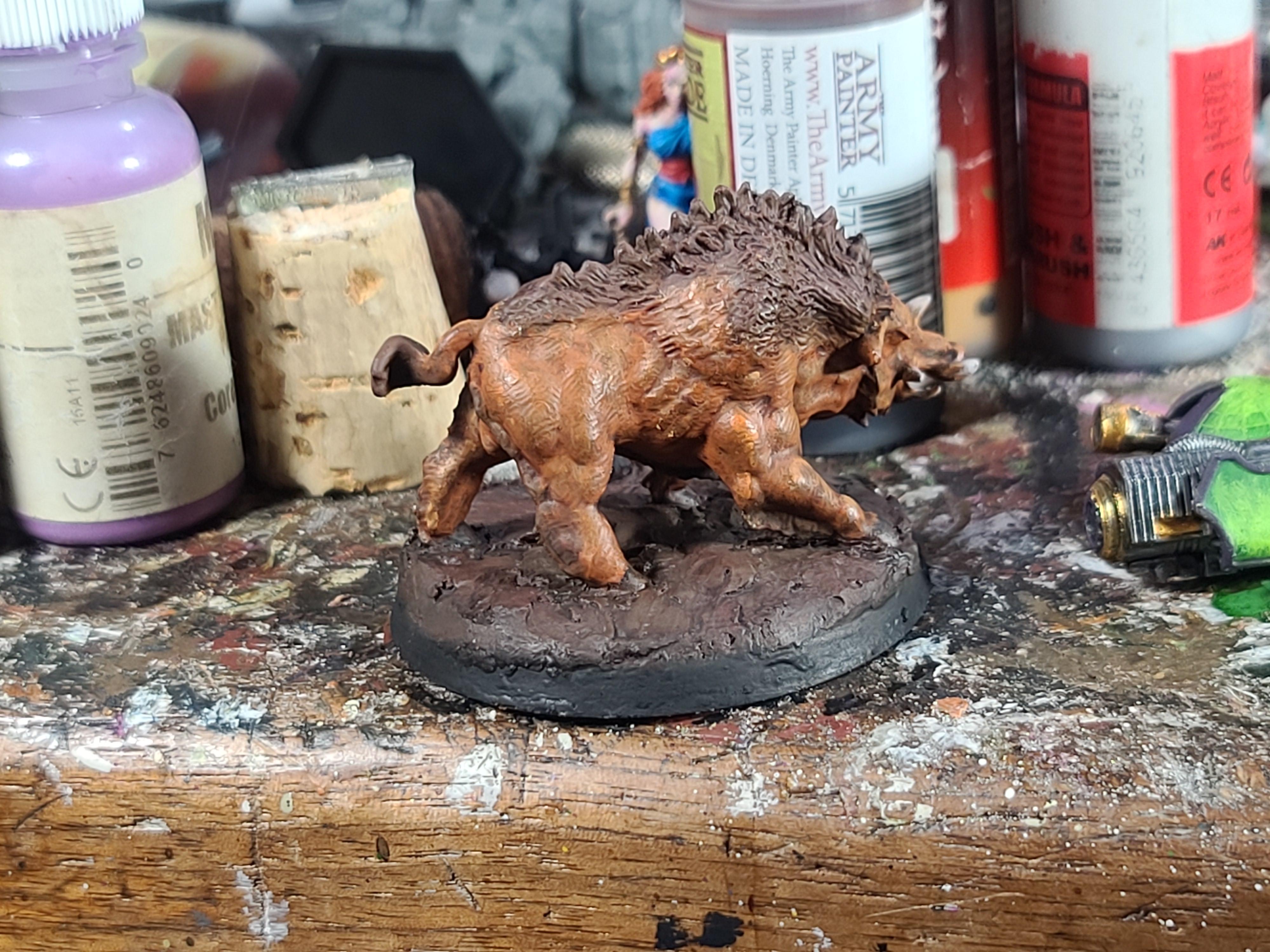 Boar, Bones, Bones Black, Giant Boar, Reaper Miniatures