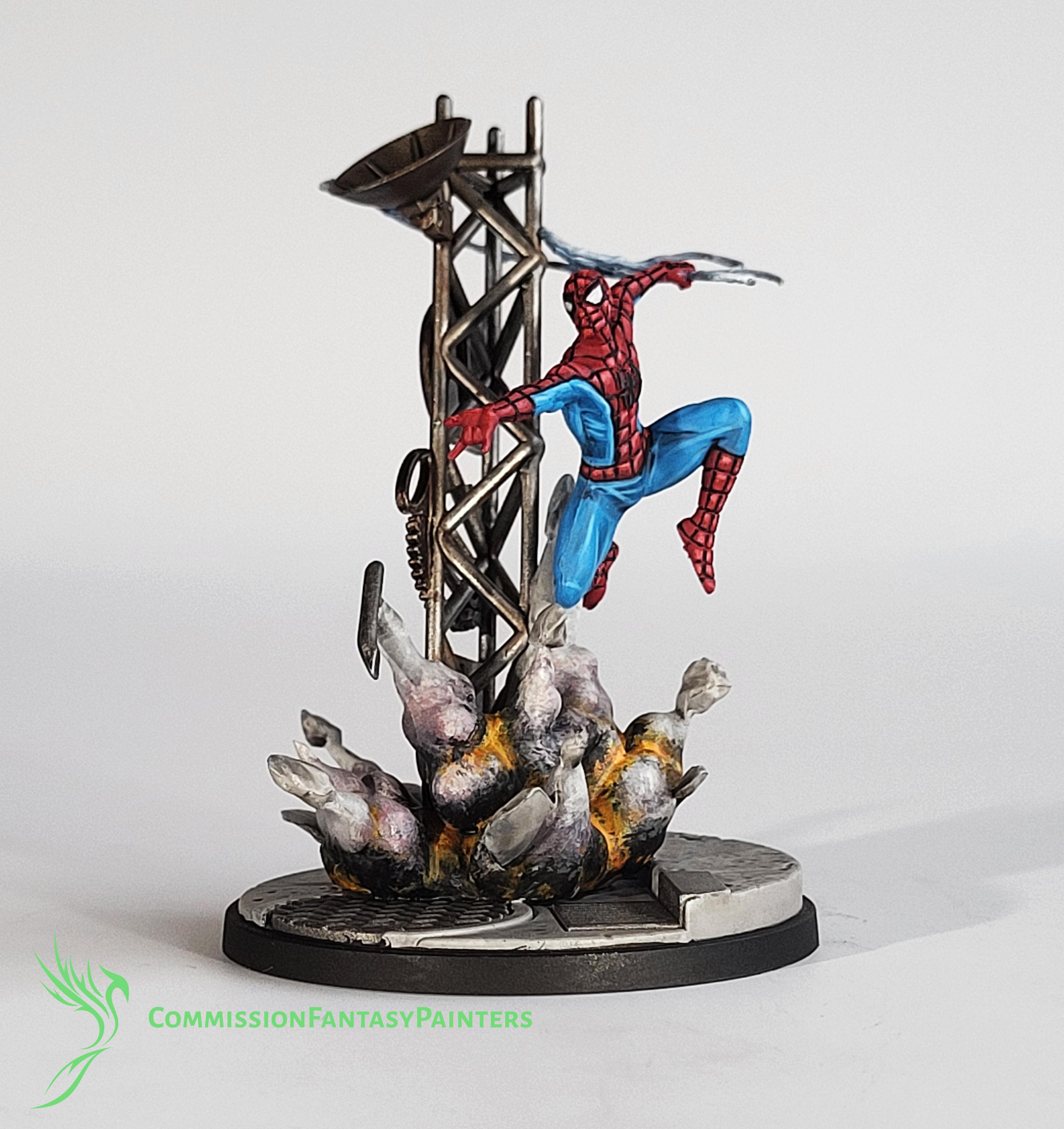 Commissionfantasypainters, Crisis Protocol, Marvel, Spider-man, Spiderman