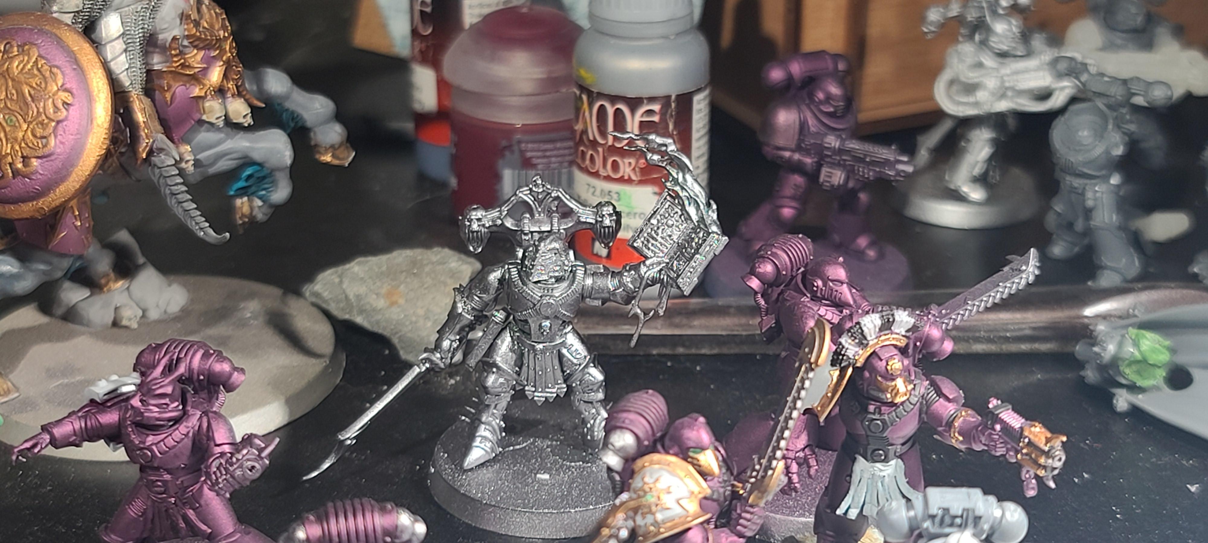 And an early WIP of the Dark Apostle