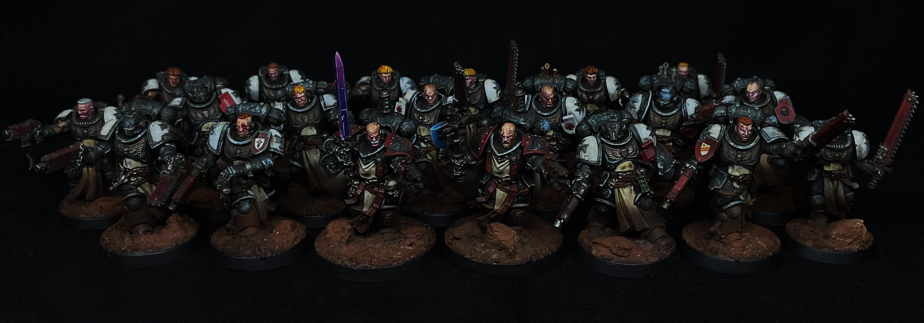 Black Templar Crusader Squad, Black Templar Marines, Black Templar Space Marines, Black Templars, Primaris Black Templars, Primaris Crusader Squad